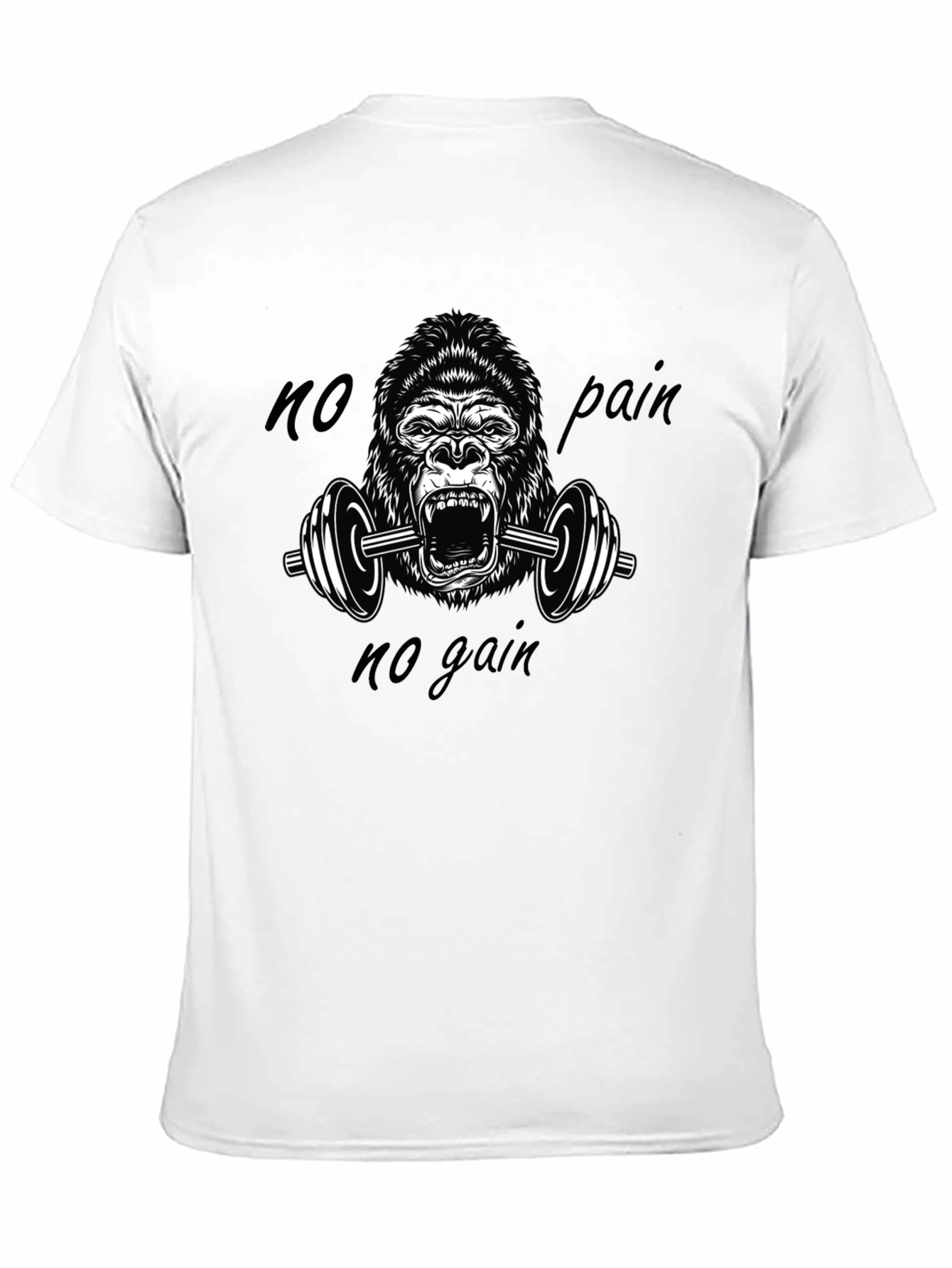 No Pain No Gain Gorilla Gym T-Shirt