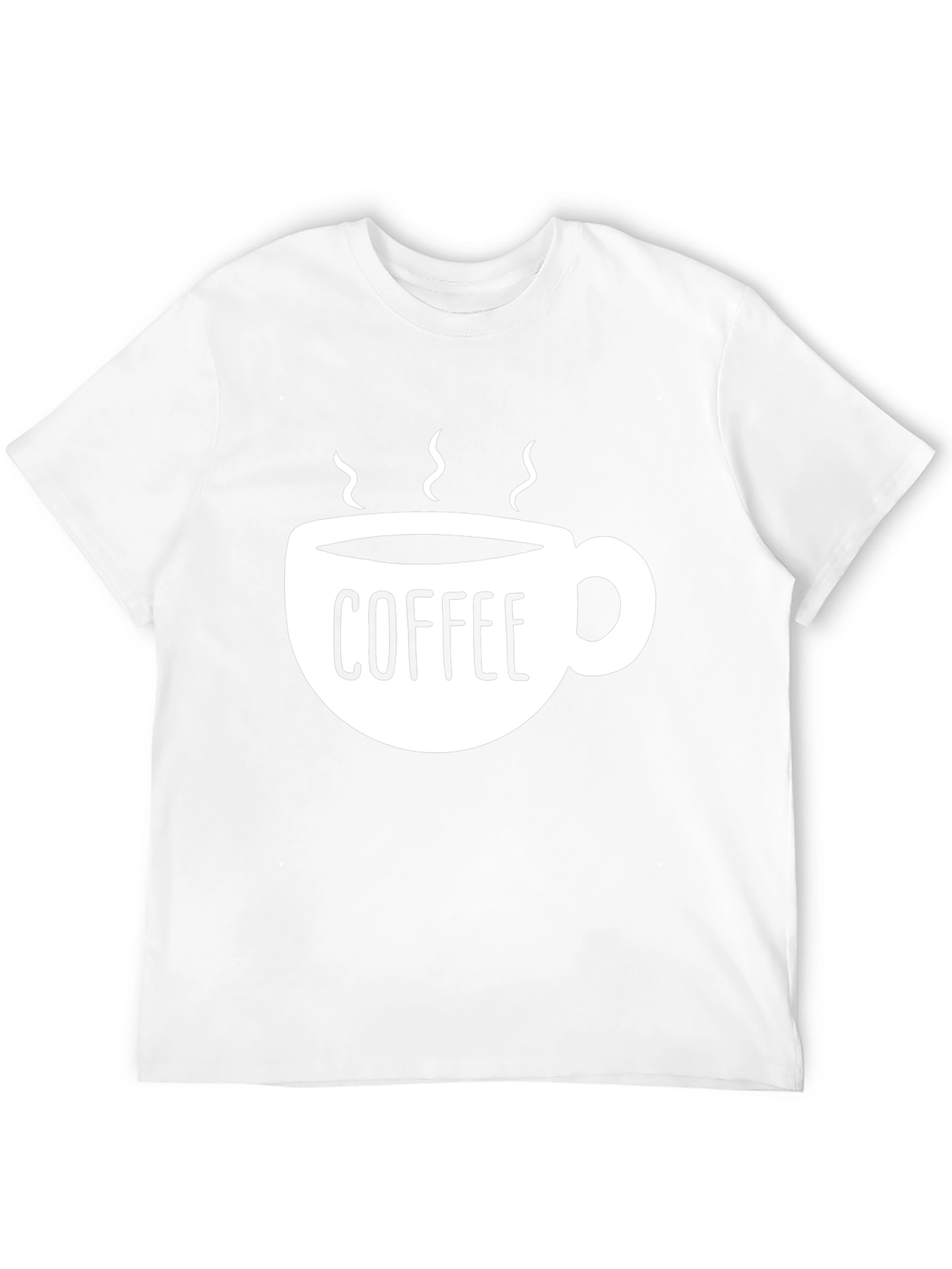Coffee Cup Graphic Black T-Shirt