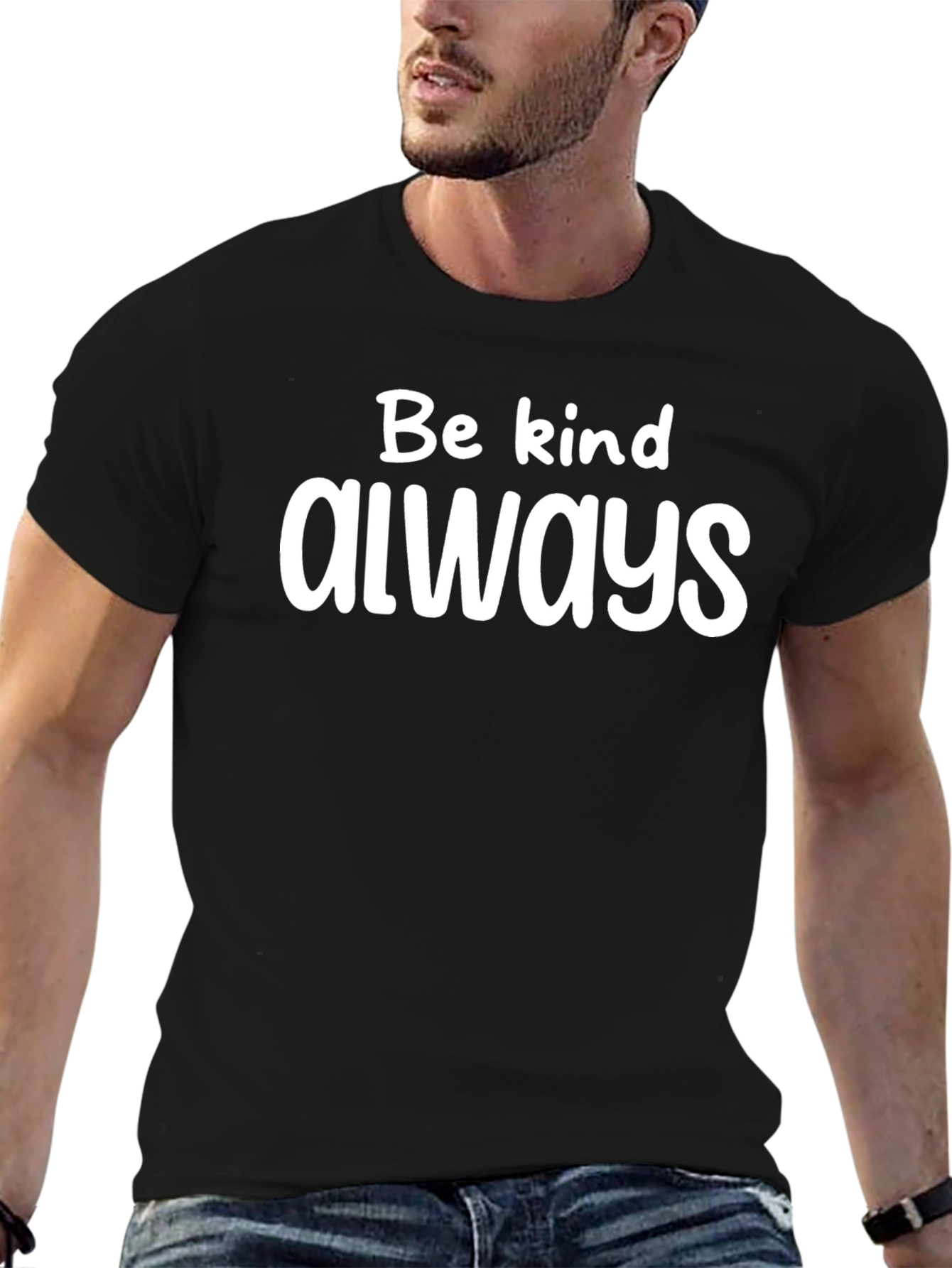 Be Kind Always Black Graphic Tee