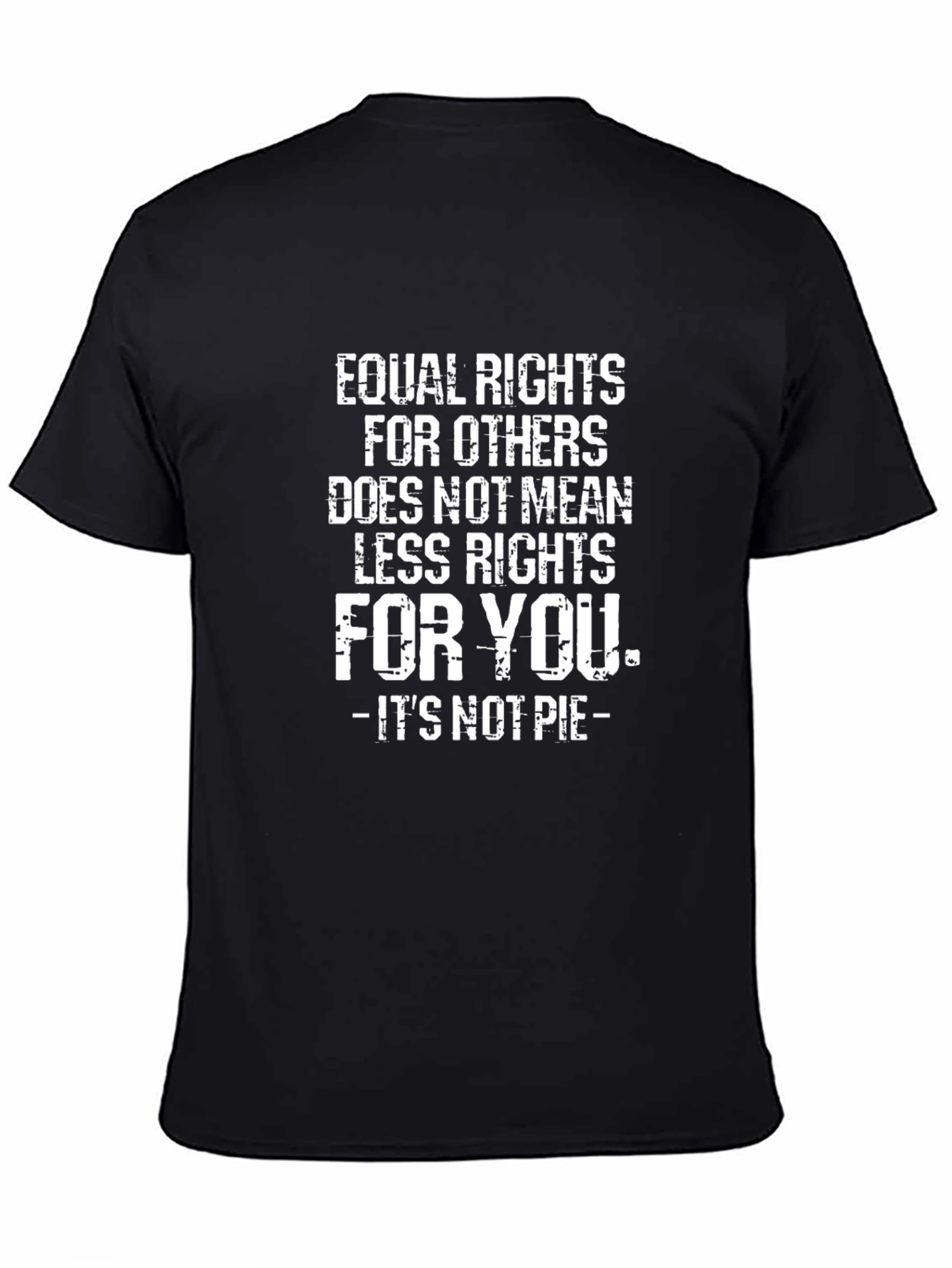 Equality Rights Graphic T-Shirt - Its Not Pie!
