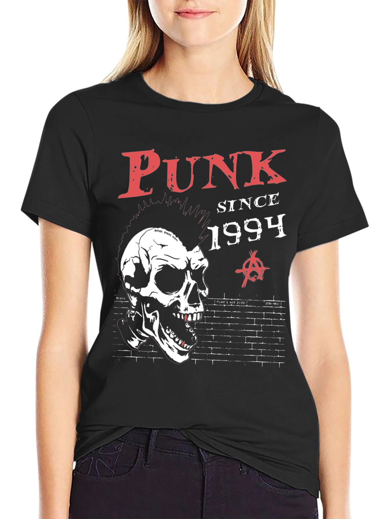 Punk Since 1994 Skull T-Shirt - Edgy Streetwear