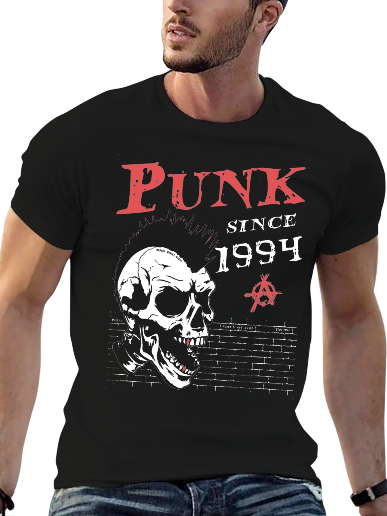 Punk Since 1994 Skull T-Shirt - Edgy Streetwear
