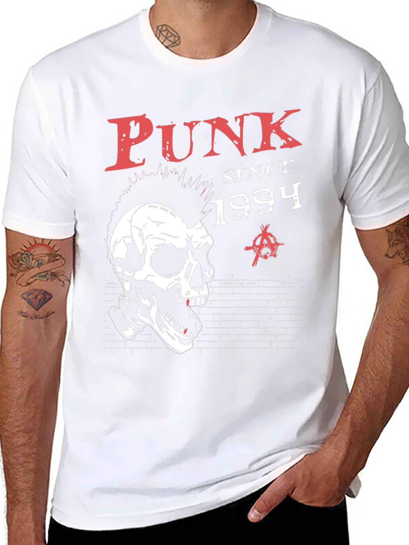 Punk Since 1994 Skull T-Shirt - Edgy Streetwear