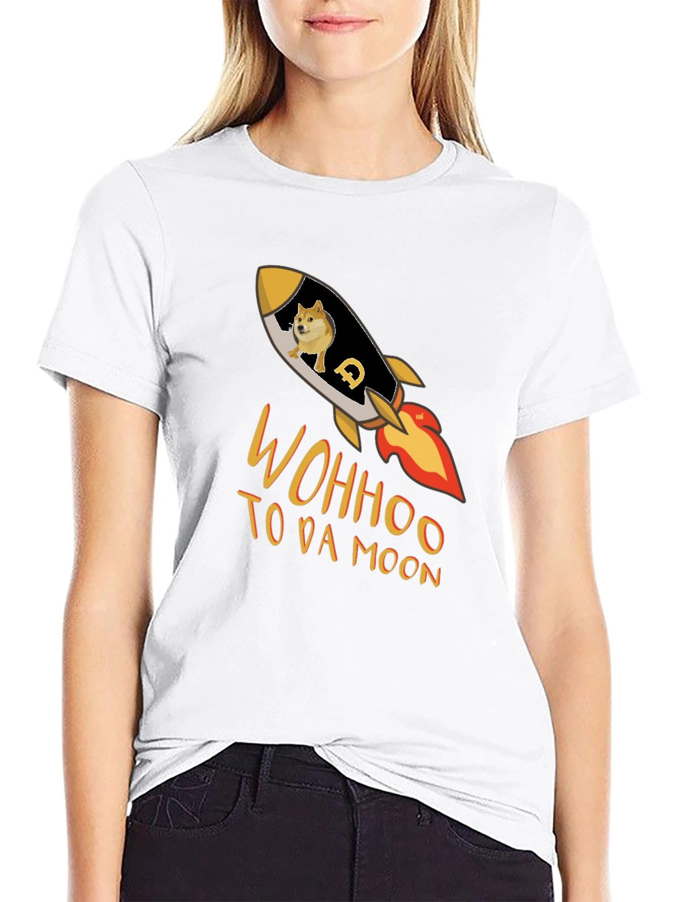 Dogecoin Rocket T-Shirt - To Da Moon!