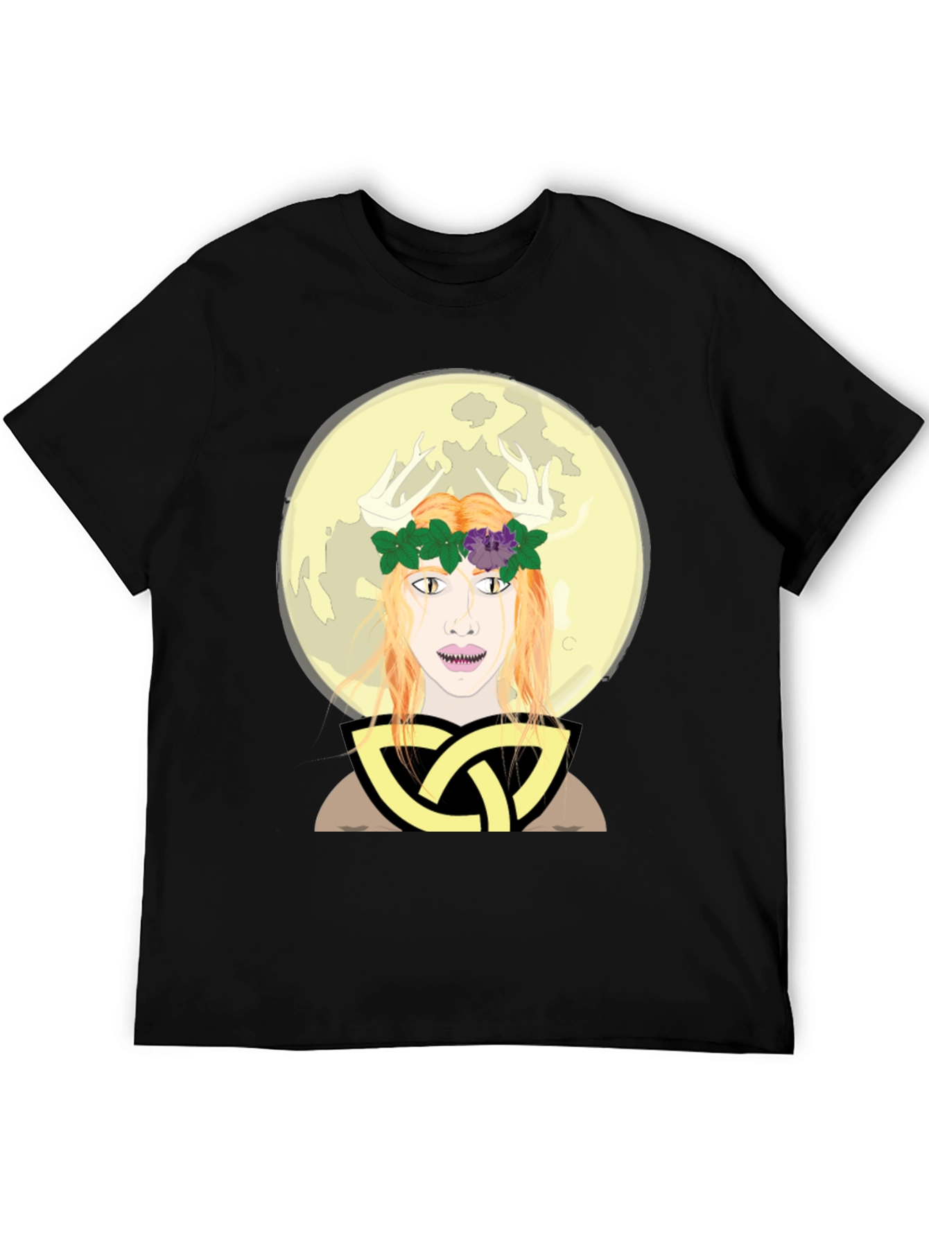 Mystic Druid Moon Graphic Tee