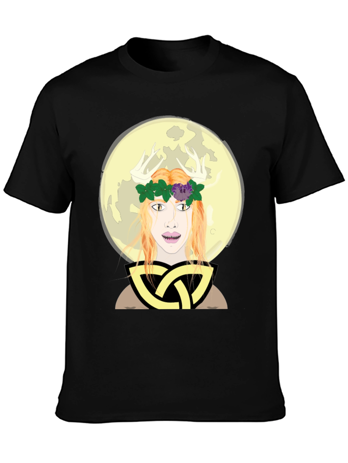 Mystic Druid Moon Graphic Tee