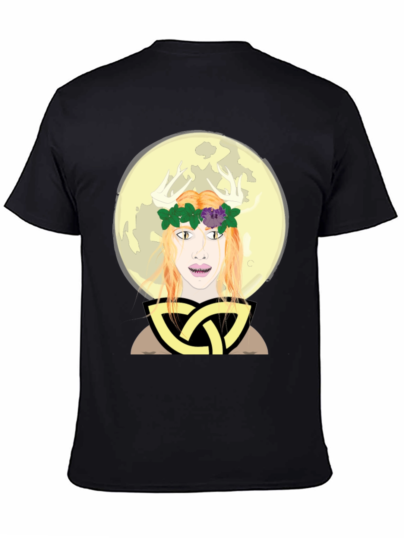 Mystic Druid Moon Graphic Tee