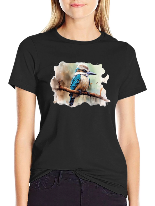 Kookaburra Bird Watercolor Graphic Tee