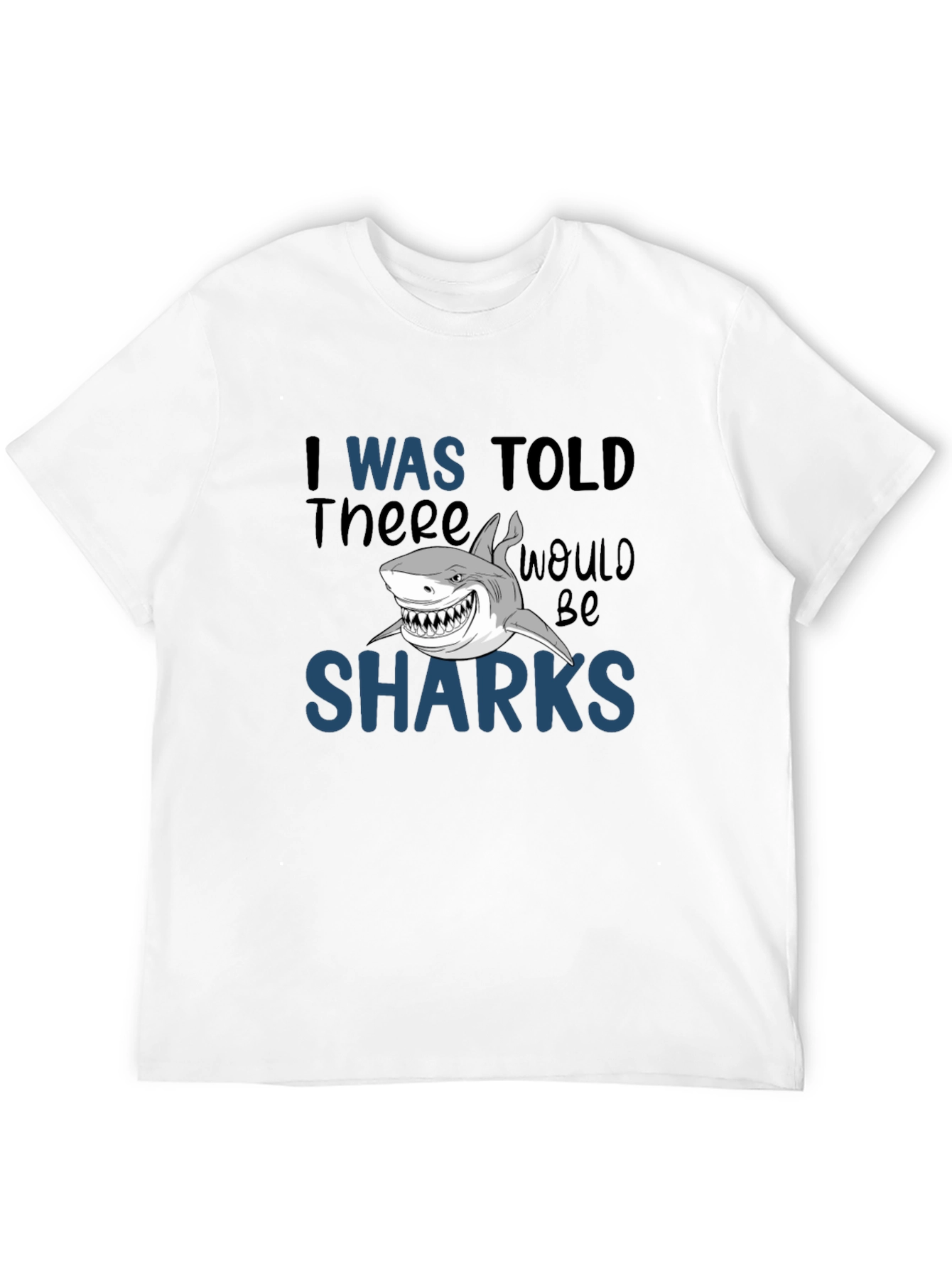 Shark Graphic T-Shirt - Humorous Design