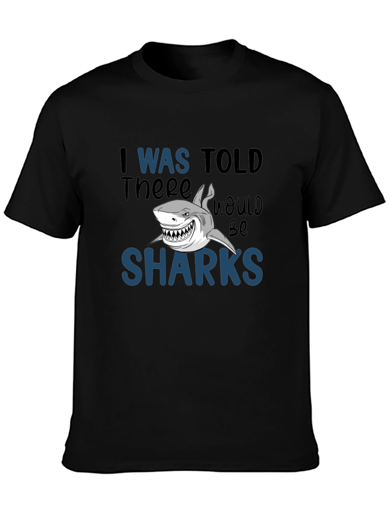 Shark Graphic T-Shirt - Humorous Design