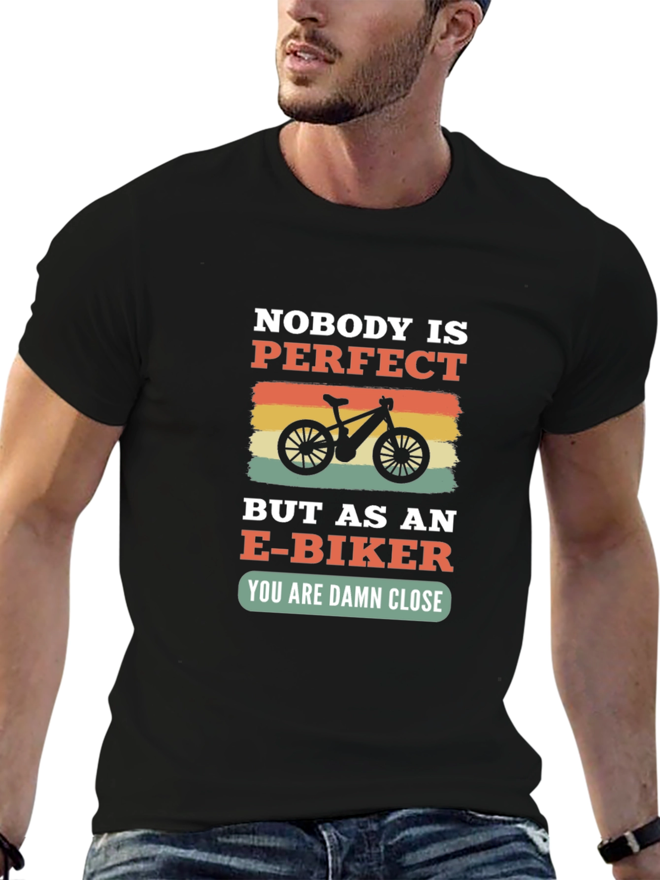 E-Biker Graphic Tee - Nobodys Perfect T-Shirt