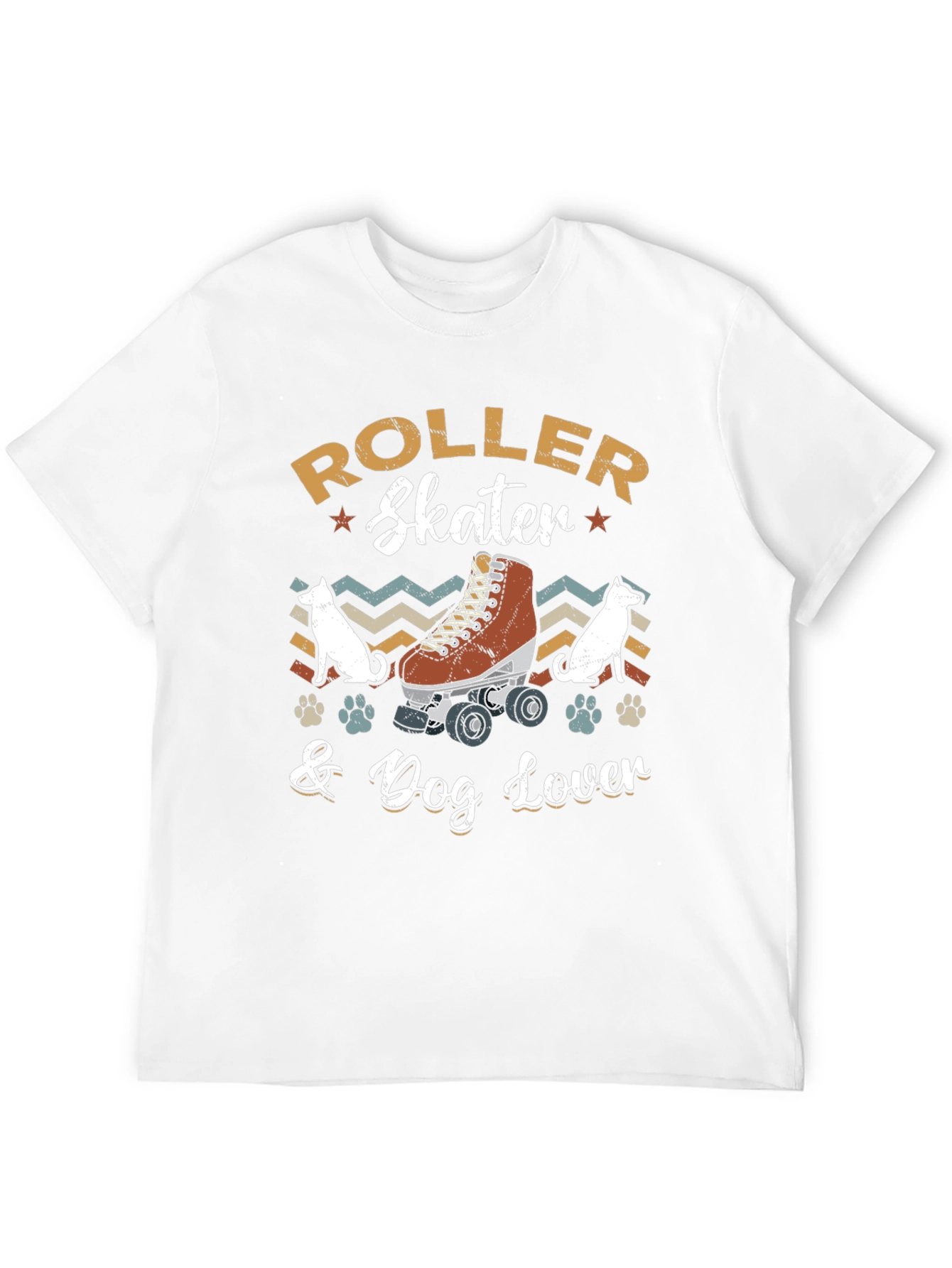 Roller Skater & Dog Lover Graphic Tee