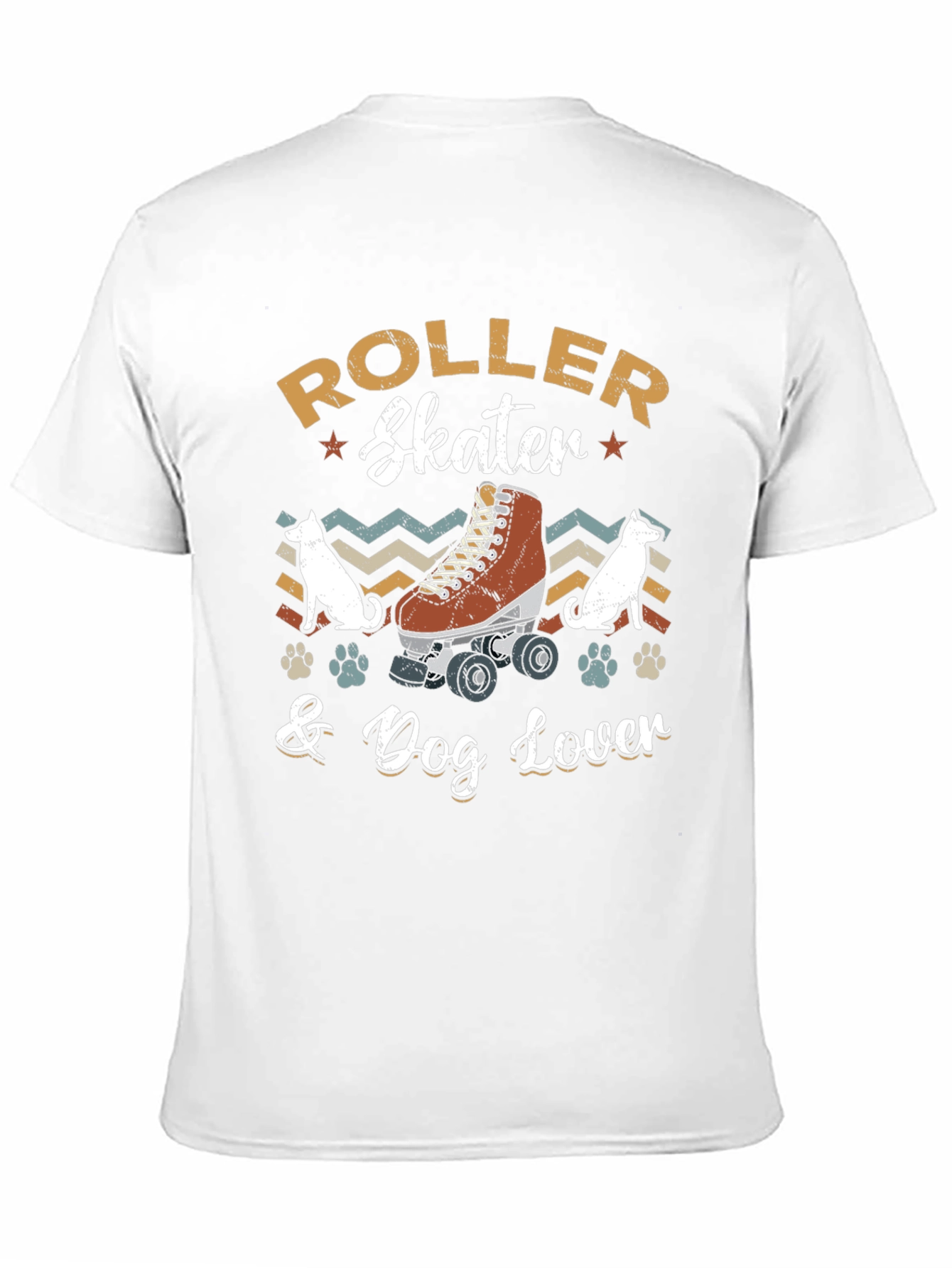 Roller Skater & Dog Lover Graphic Tee
