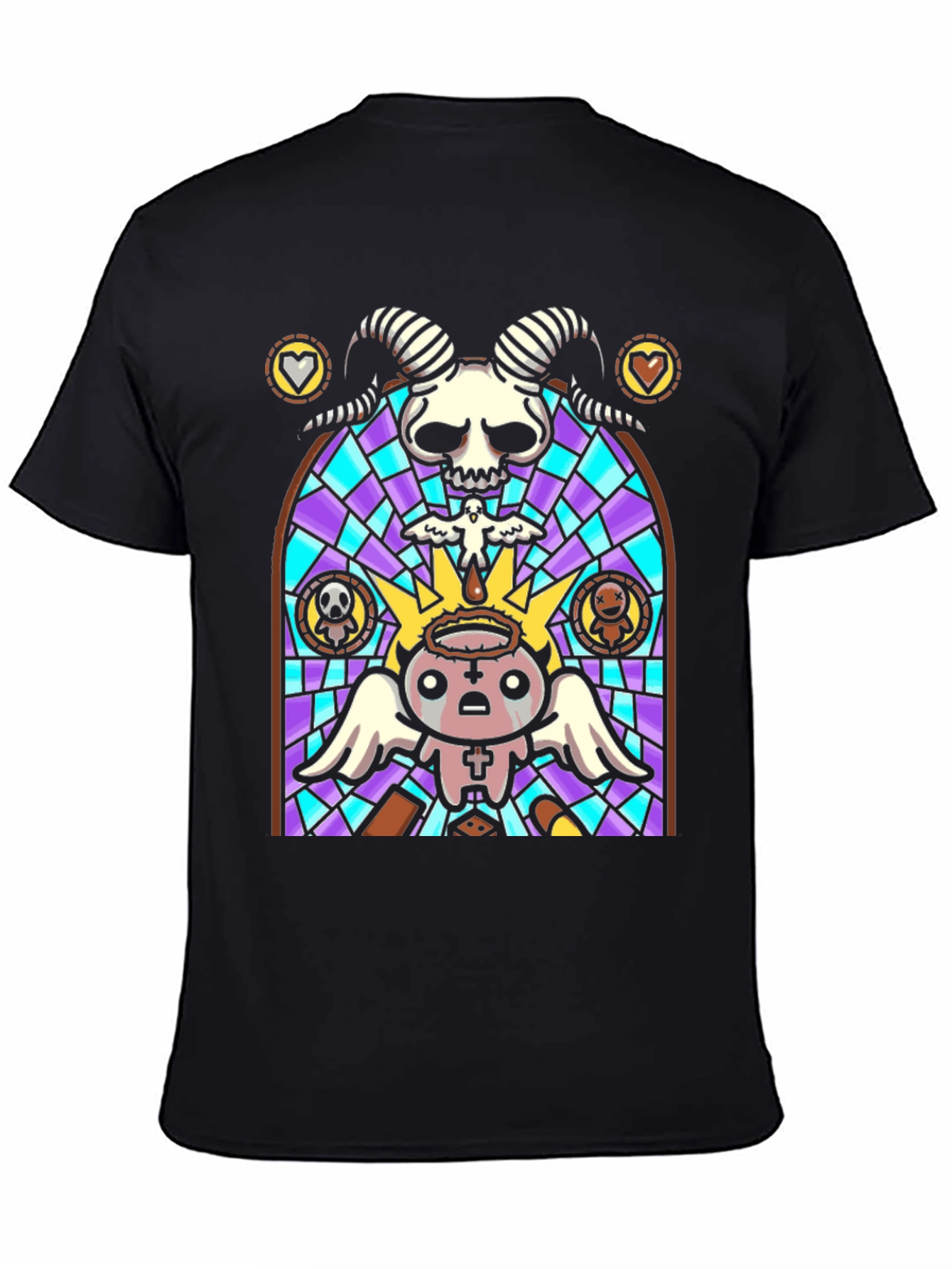 Binding of Isaac Stained Glass T-Shirt