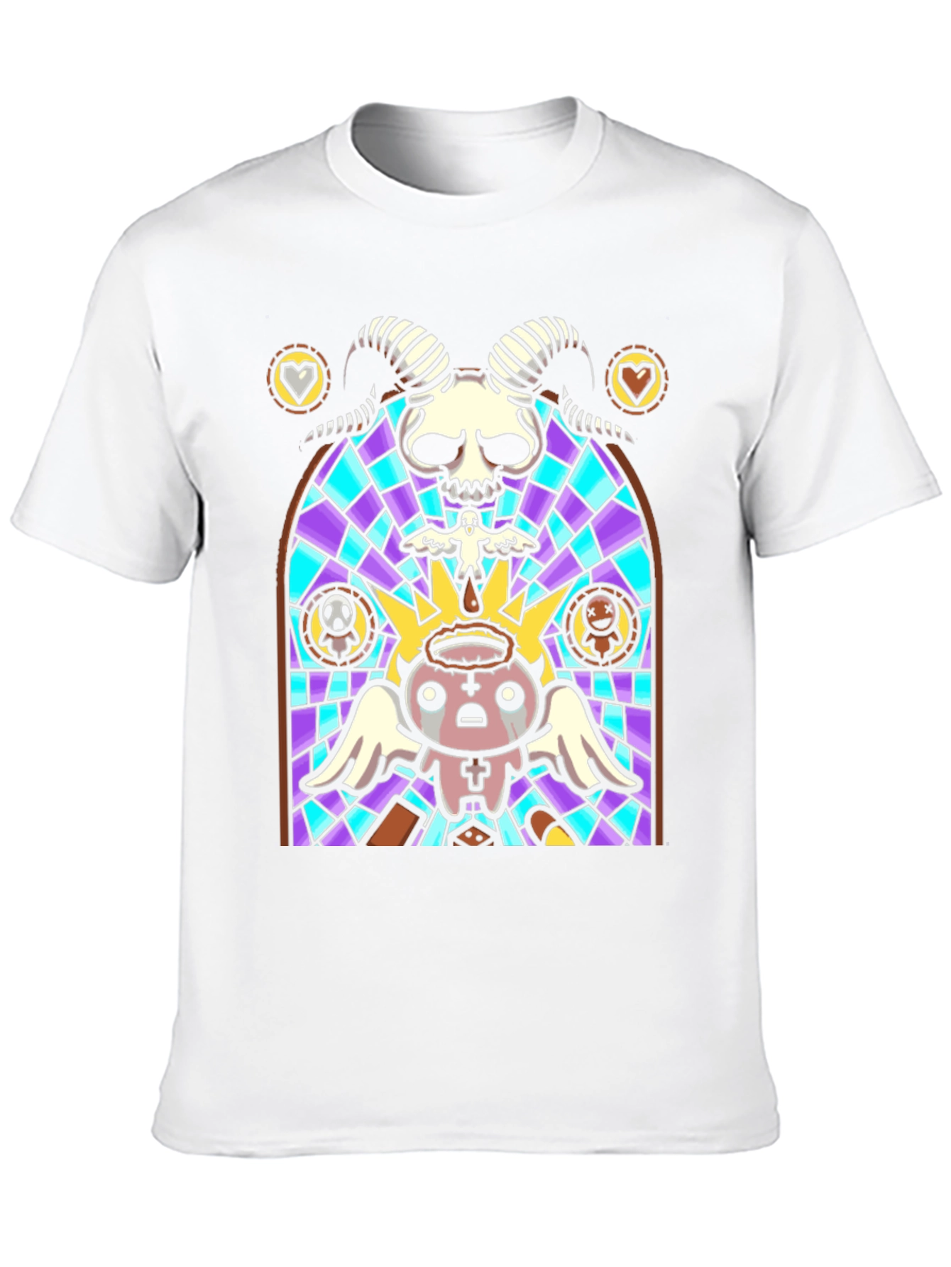 Binding of Isaac Stained Glass T-Shirt