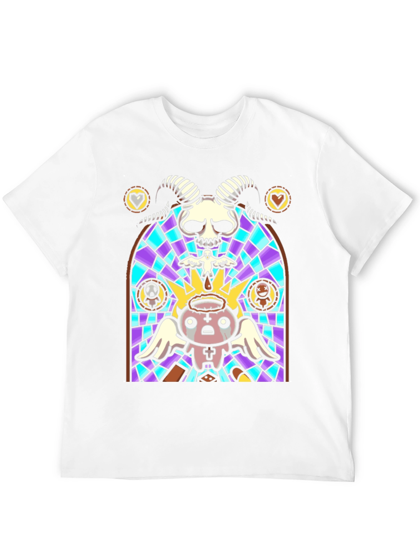Binding of Isaac Stained Glass T-Shirt