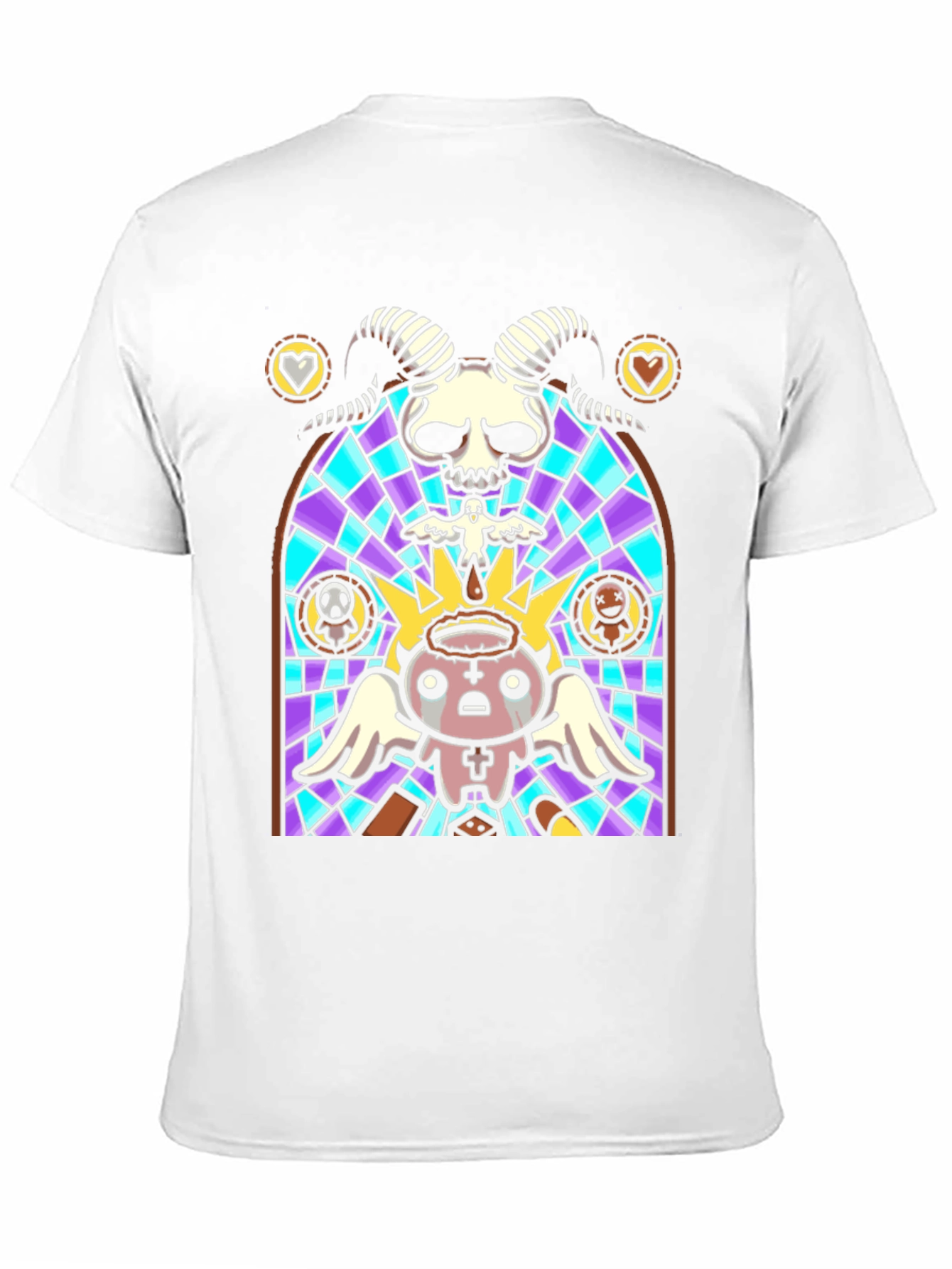 Binding of Isaac Stained Glass T-Shirt