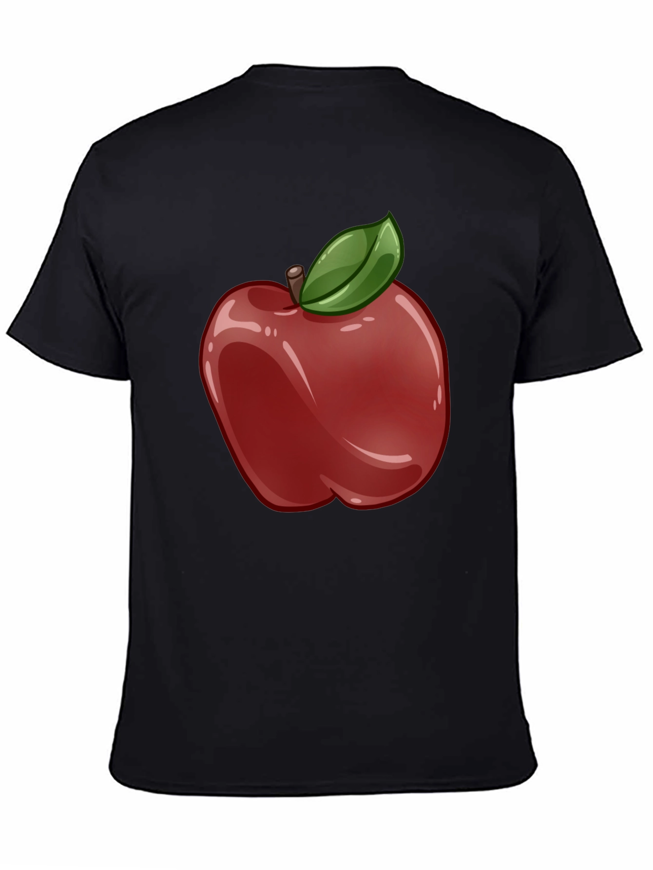 Apple Graphic Black T-Shirt