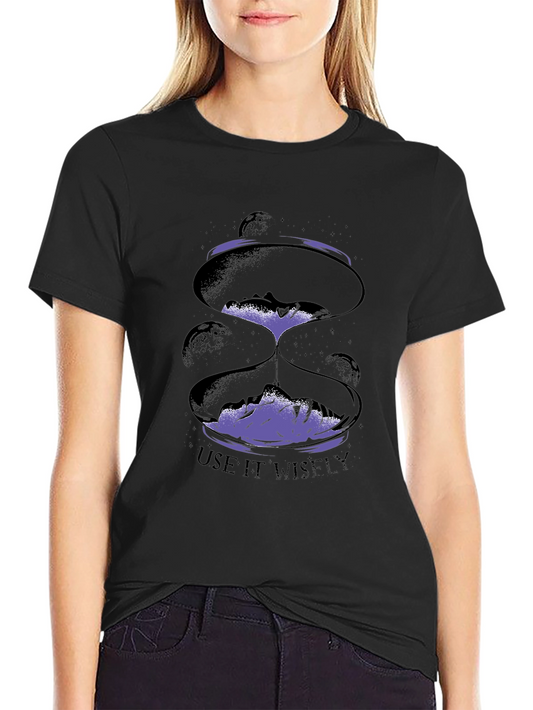 Use It Wisely Hourglass Graphic T-Shirt