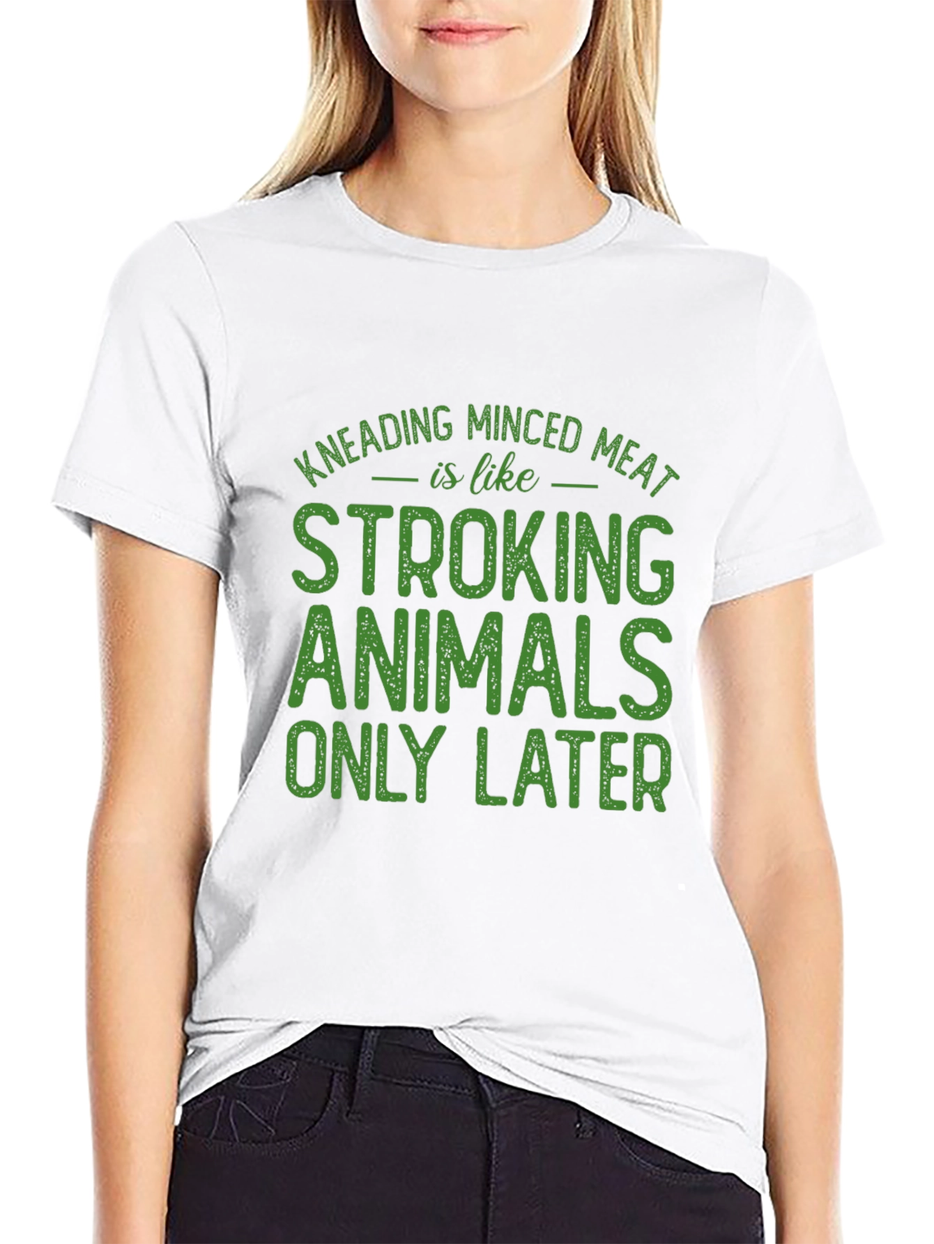 Kneading Minced Meat Graphic T-Shirt