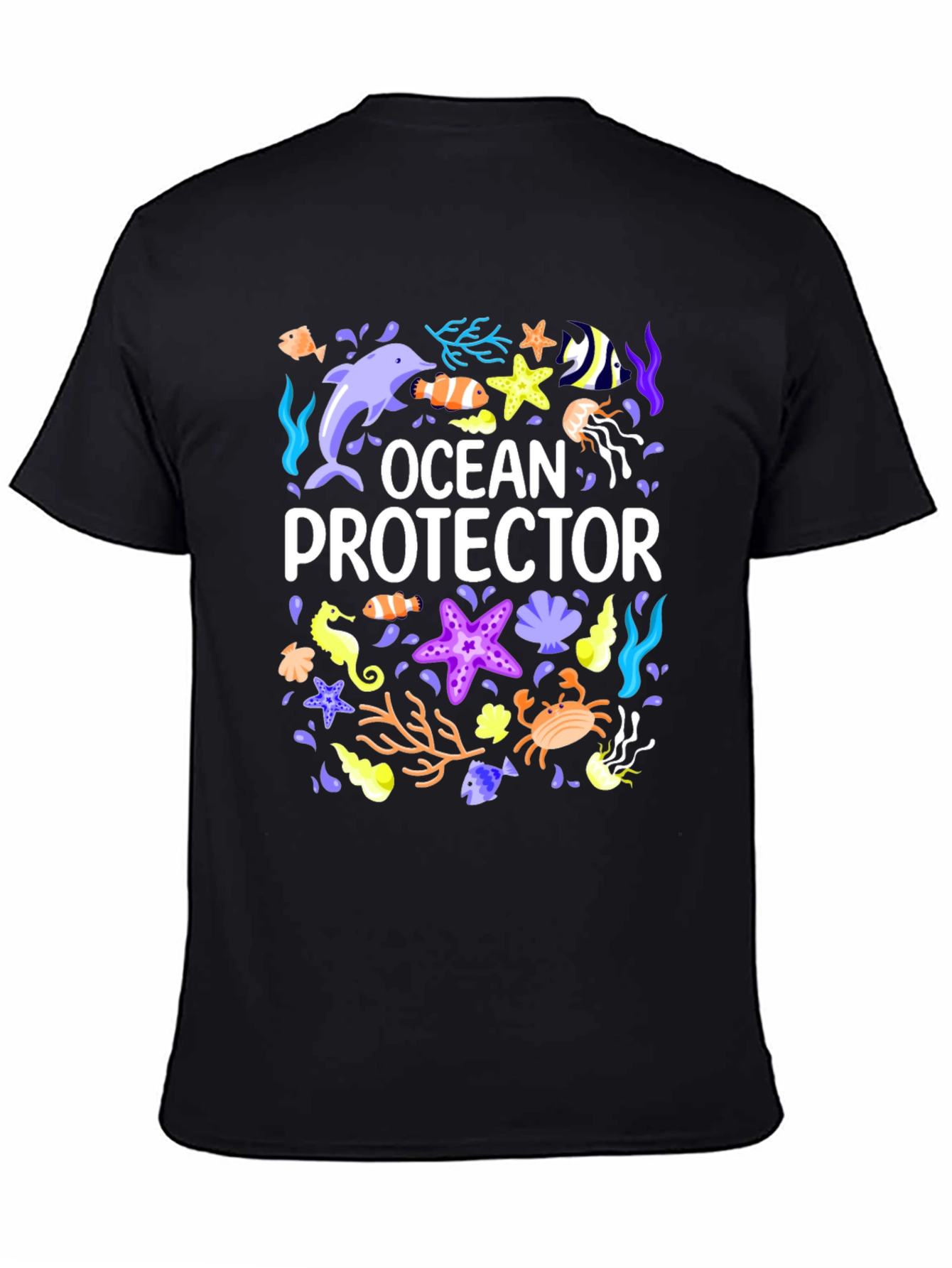 Ocean Protector Graphic T-Shirt - Save the Seas!