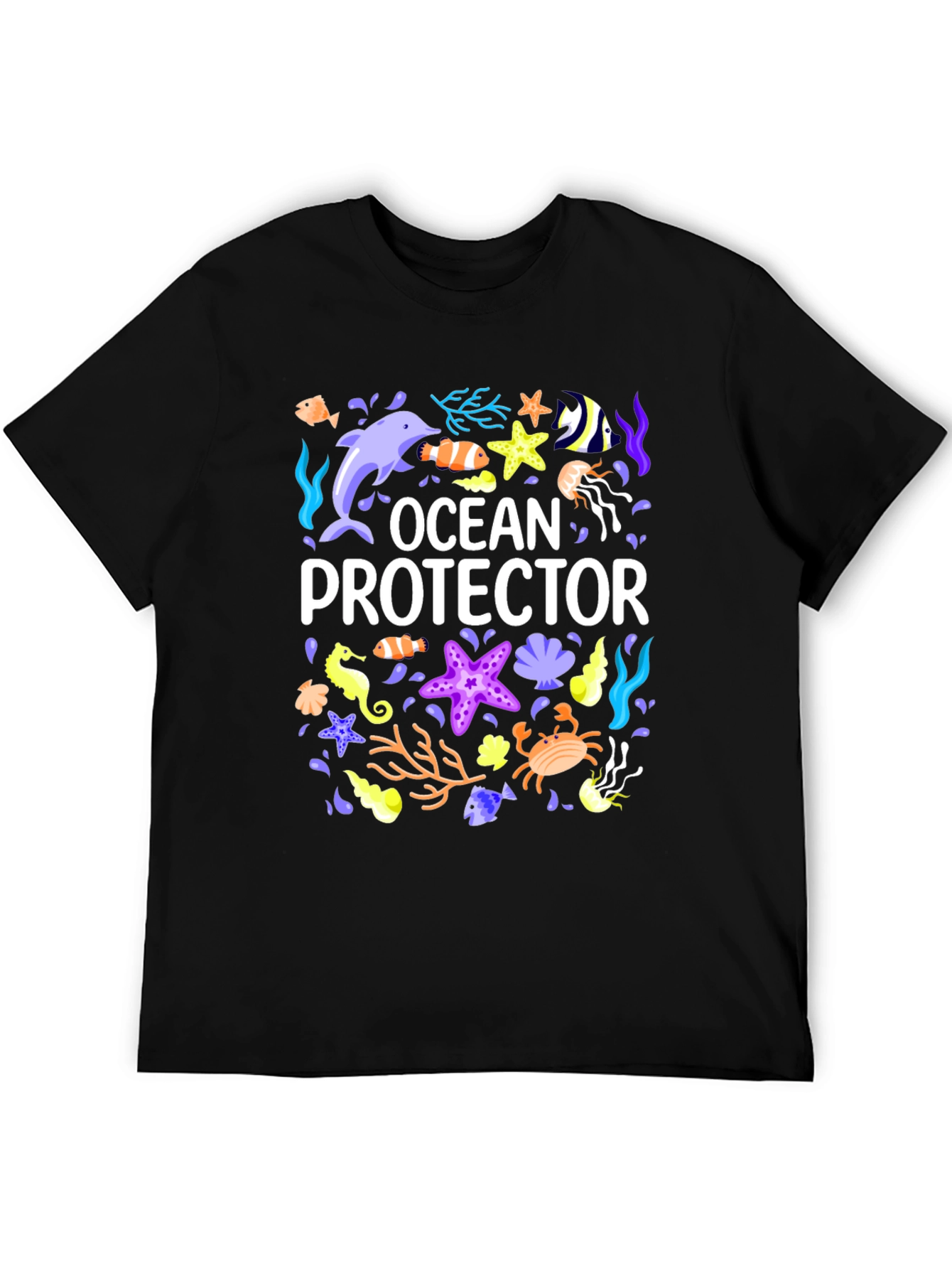 Ocean Protector Graphic T-Shirt - Save the Seas!