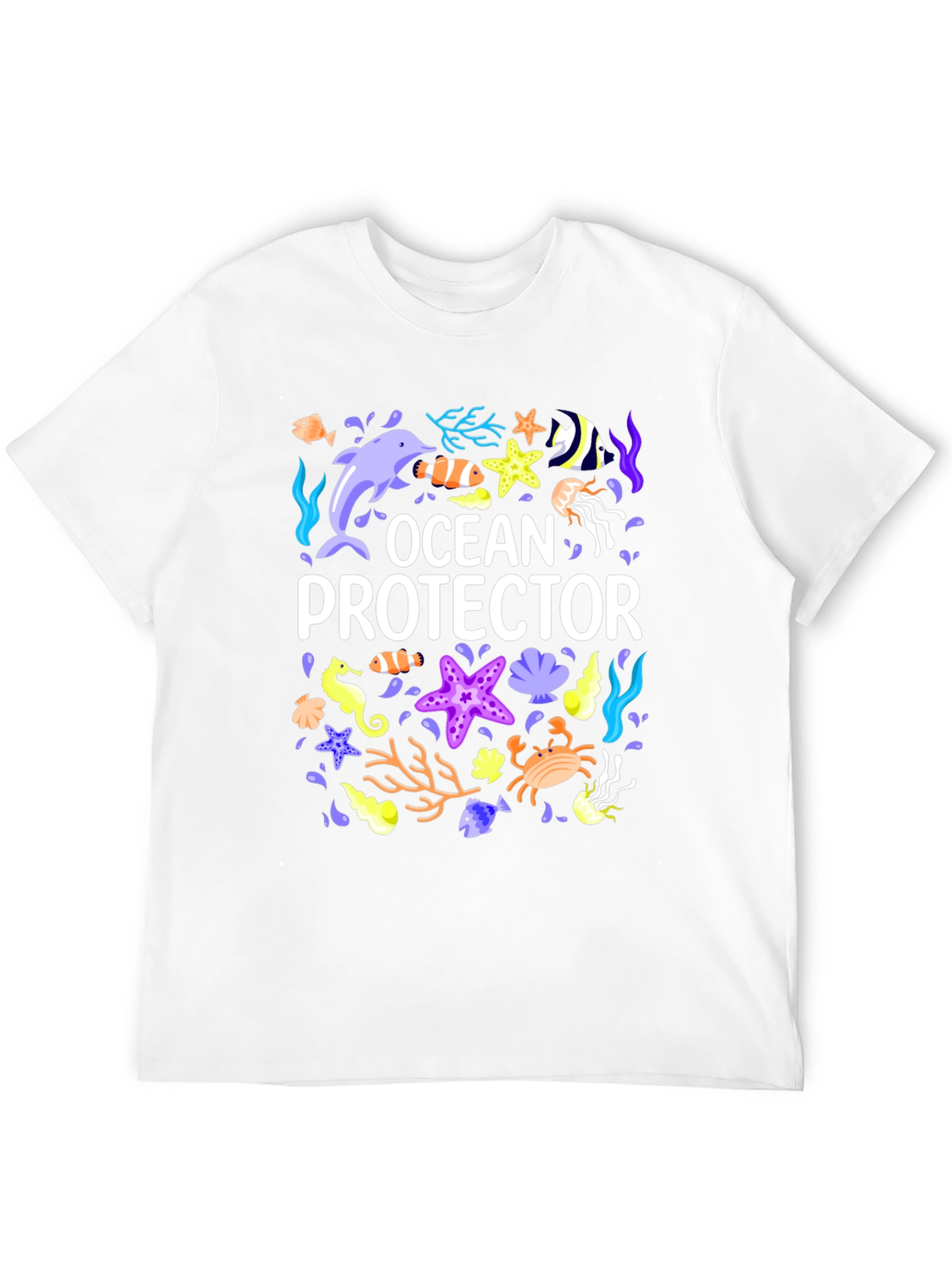 Ocean Protector Graphic T-Shirt - Save the Seas!