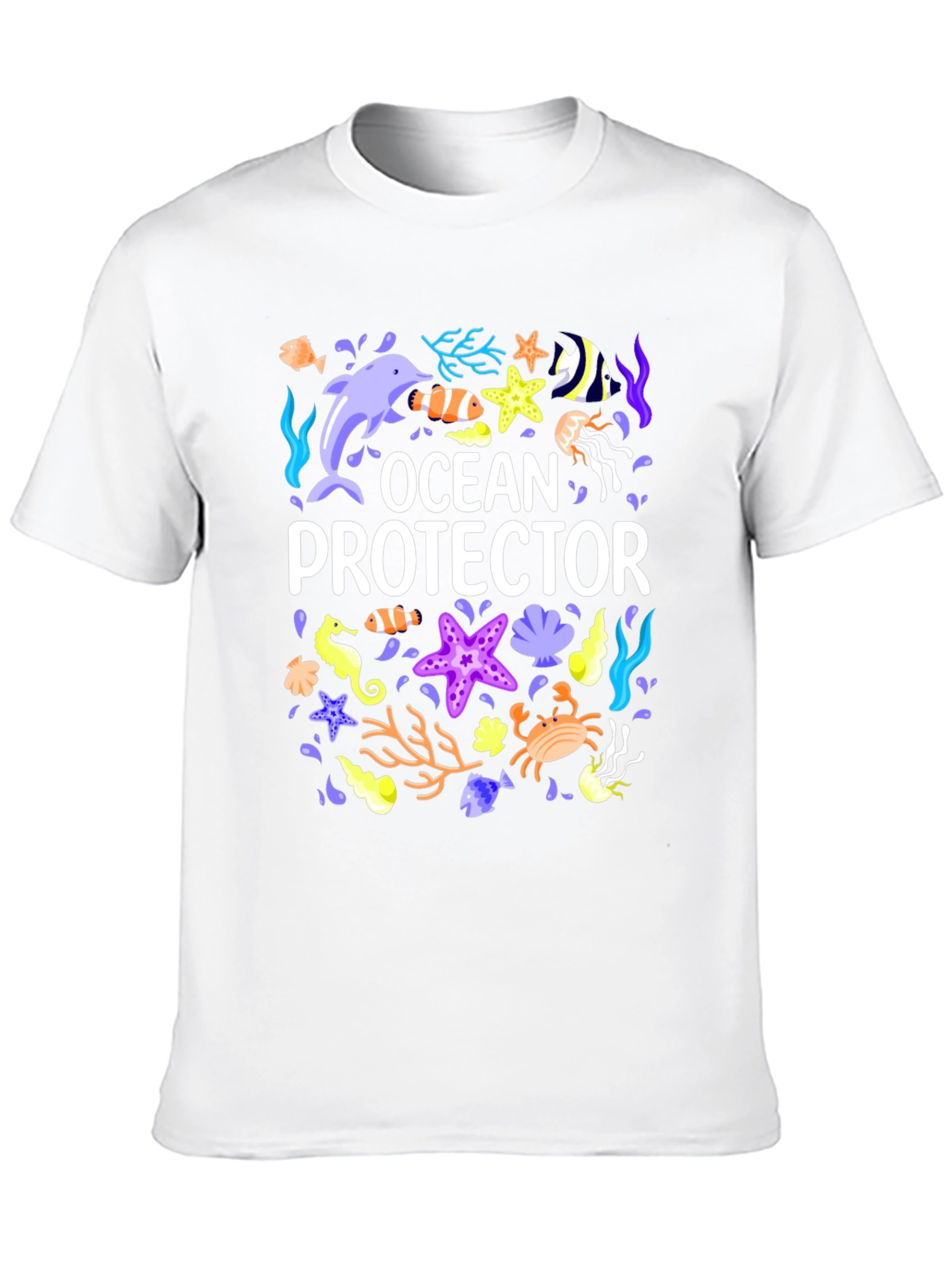 Ocean Protector Graphic T-Shirt - Save the Seas!