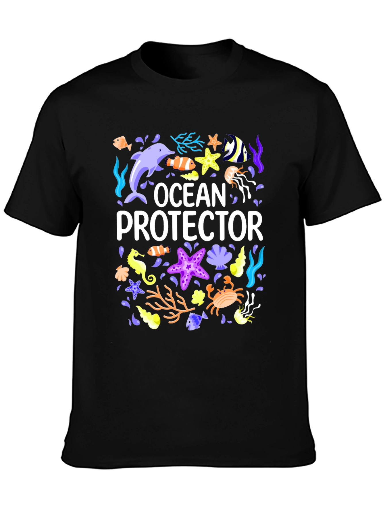 Ocean Protector Graphic T-Shirt - Save the Seas!