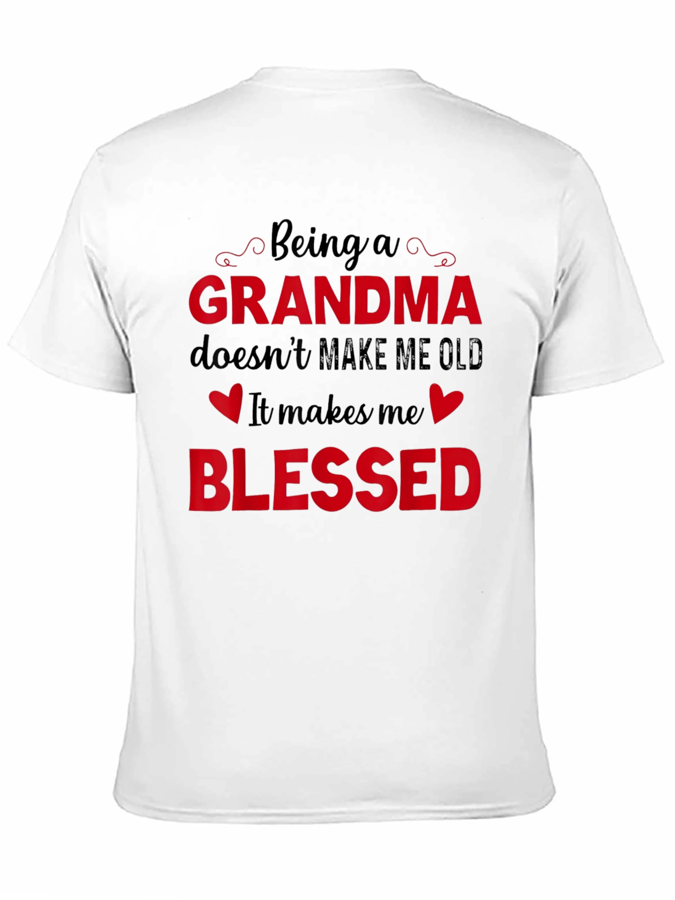 Blessed Grandma T-Shirt - Black Graphic Tee