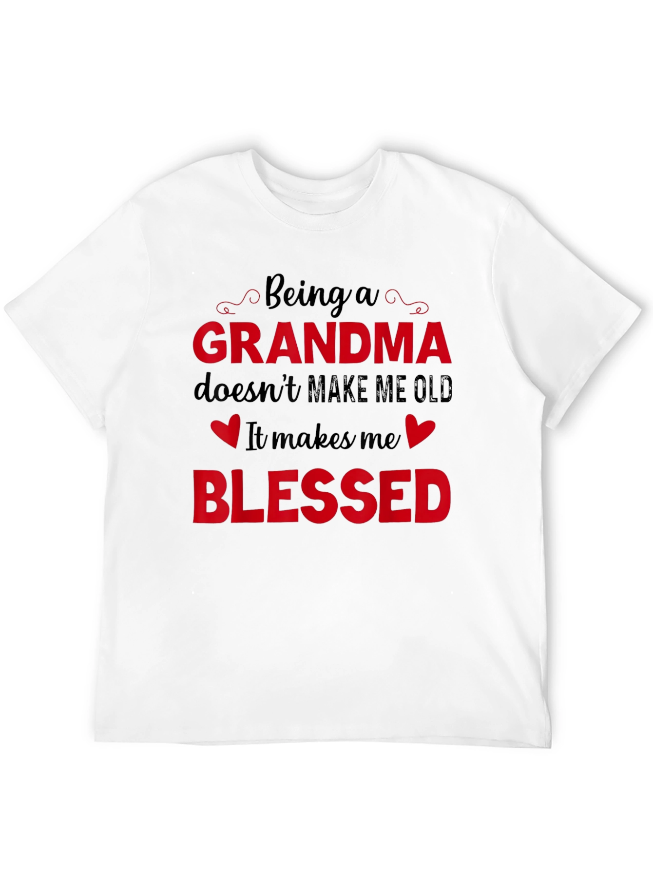 Blessed Grandma T-Shirt - Black Graphic Tee