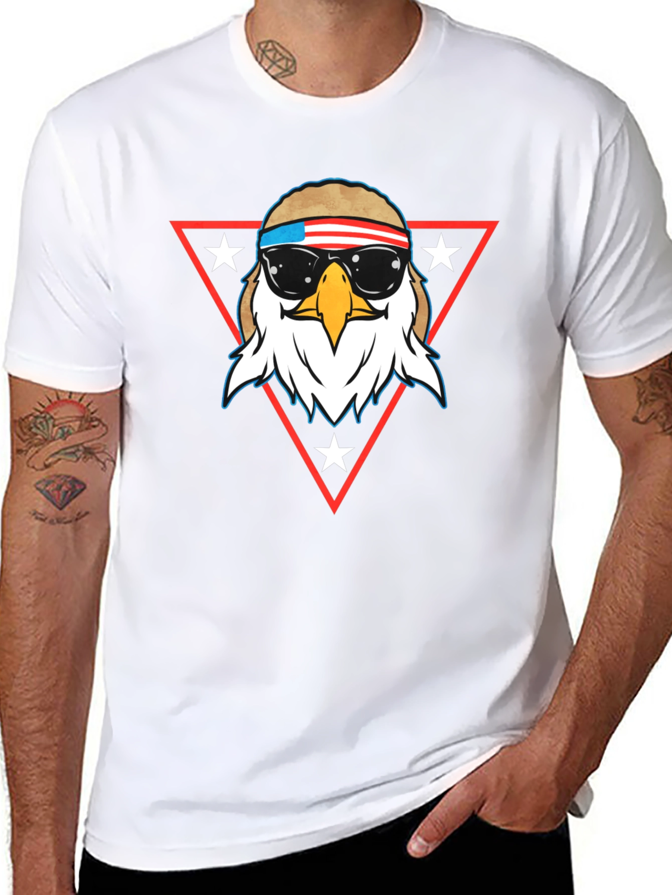 Patriotic Eagle T-Shirt - USA Pride
