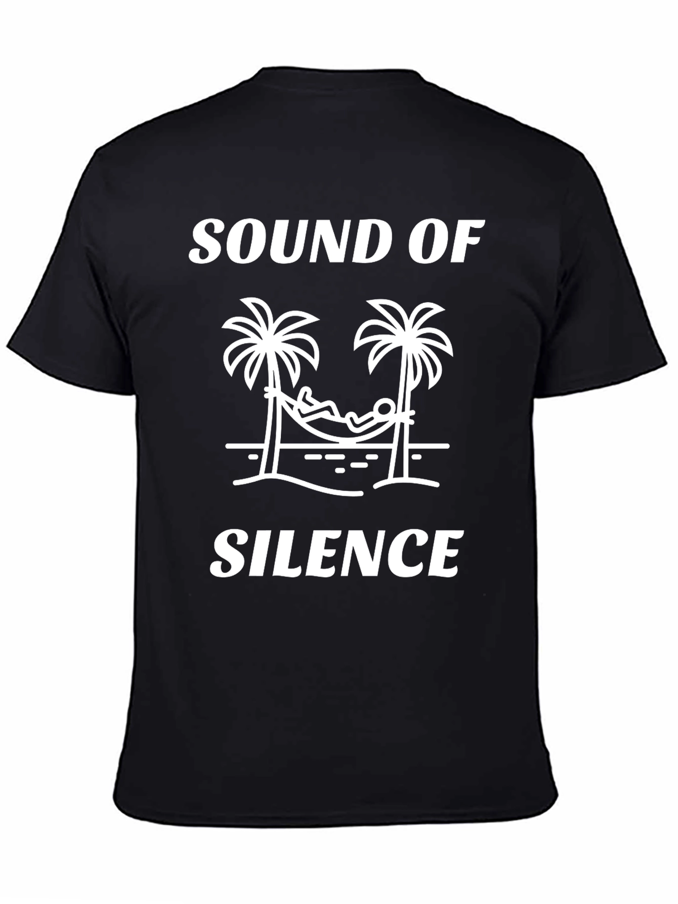 Sound of Silence Graphic Tee - Relaxed Island Vibes