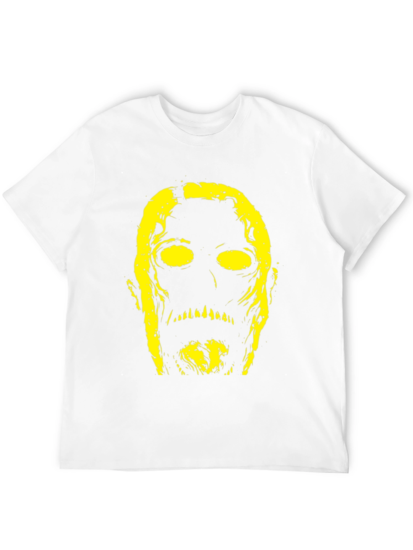Creepy Graphic Print Black T-Shirt