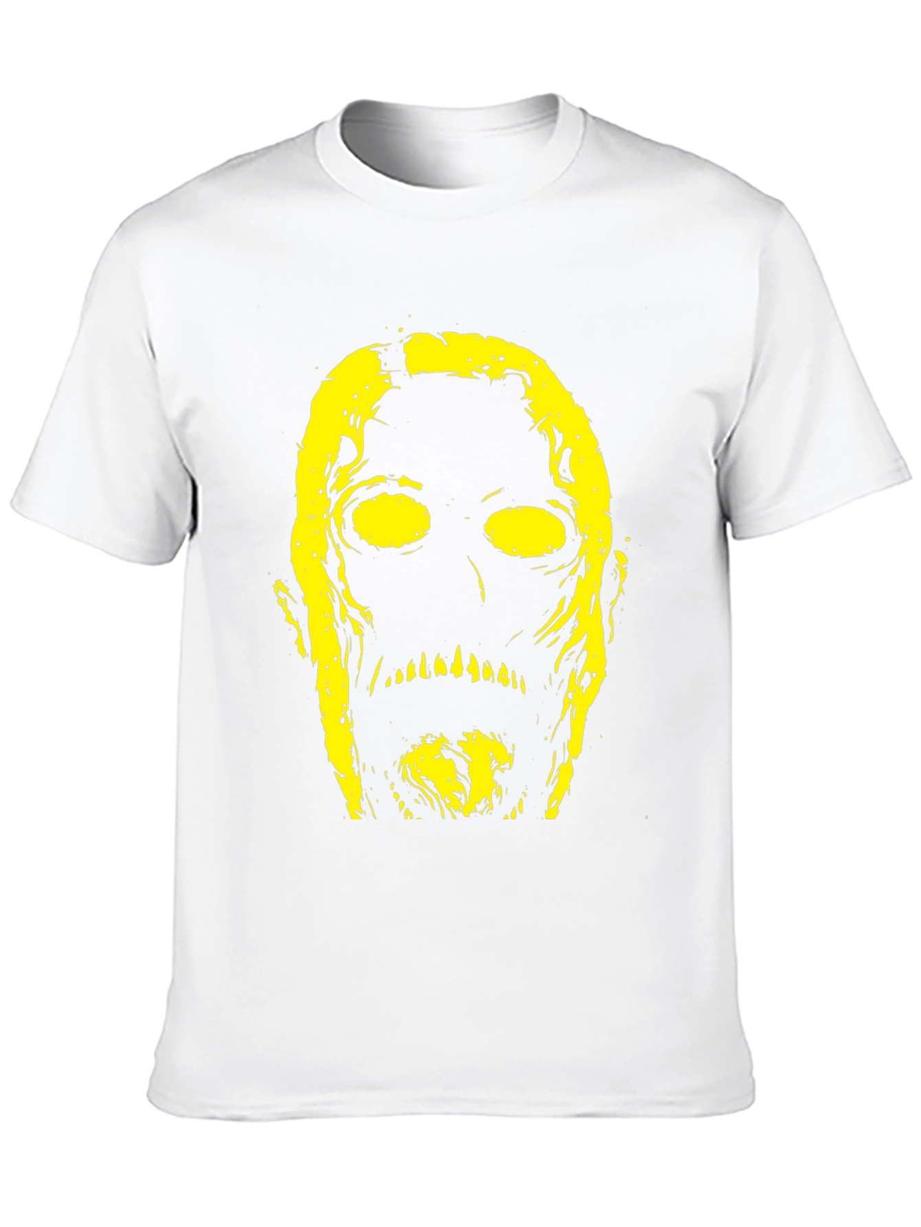 Creepy Graphic Print Black T-Shirt