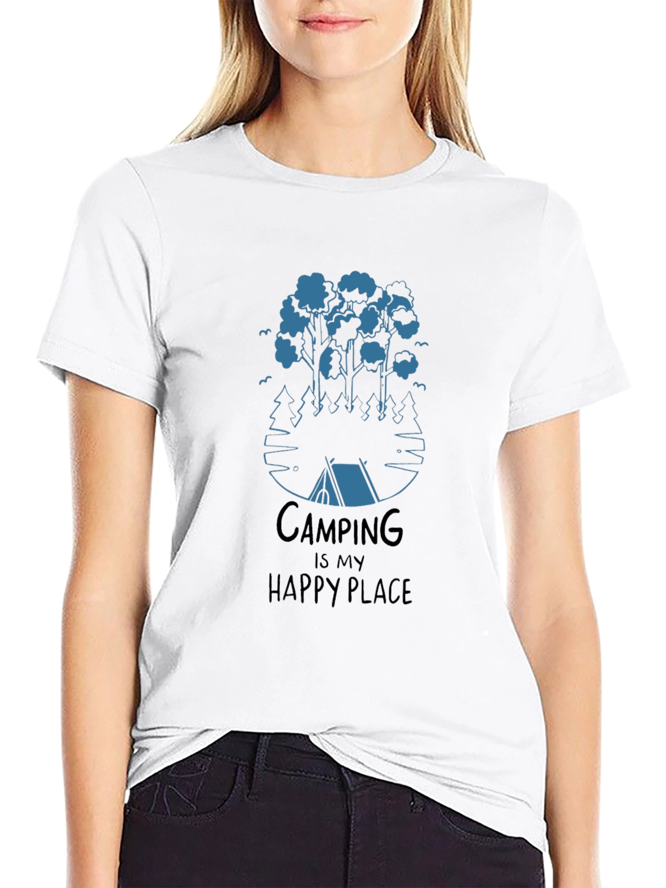 Camping is My Happy Place Graphic Tee