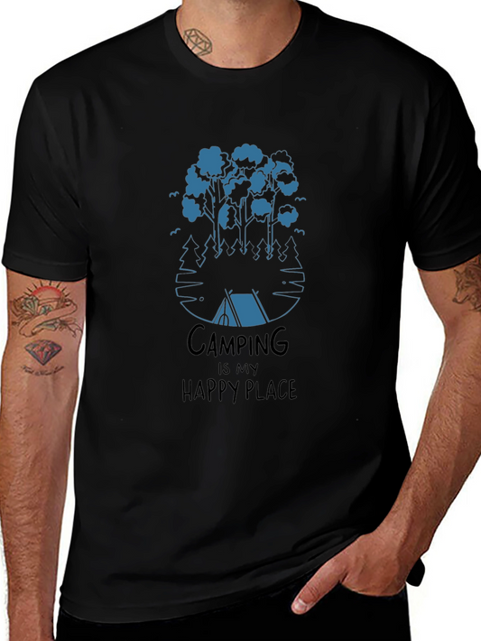 Camping is My Happy Place Graphic Tee