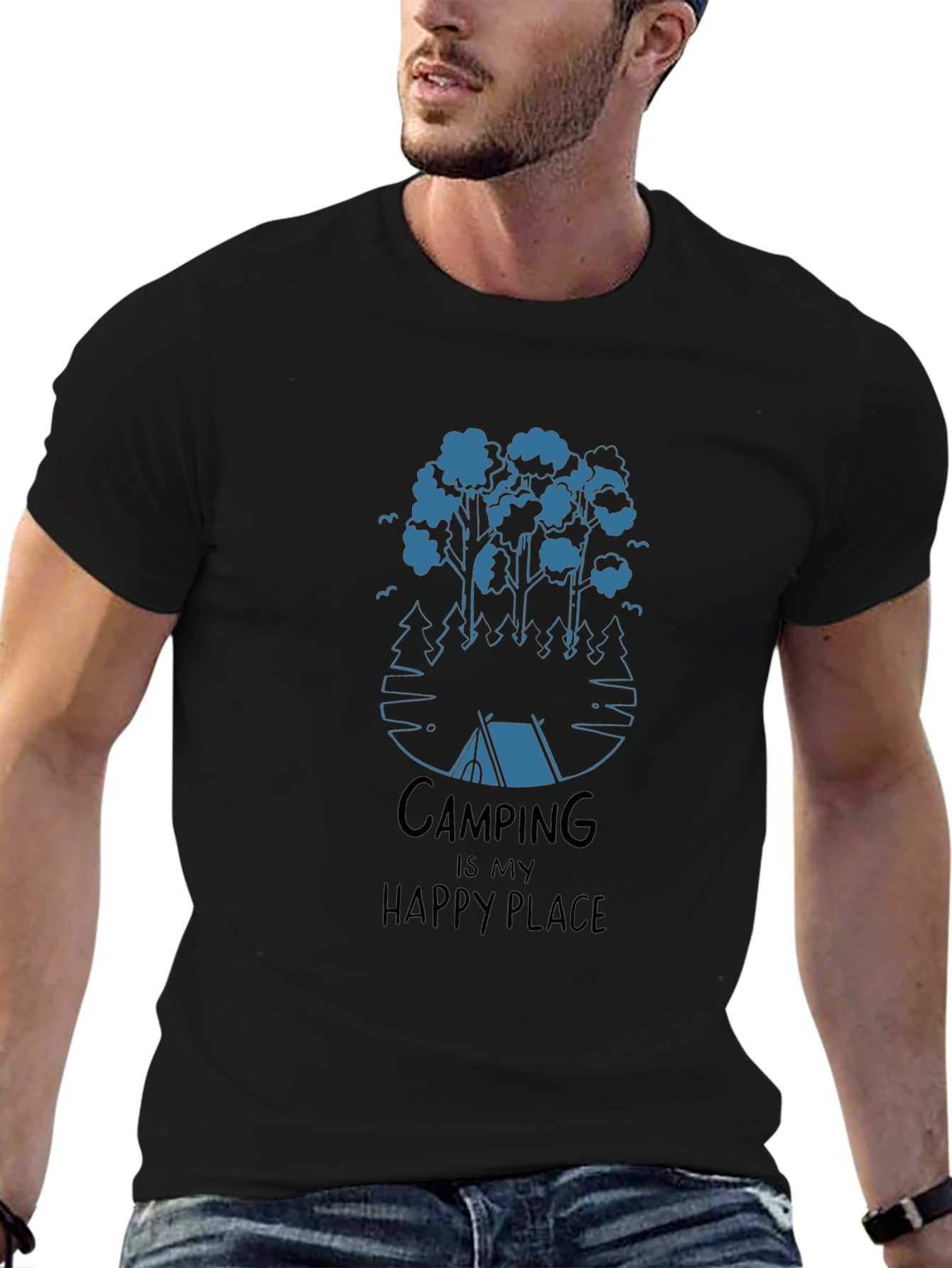 Camping is My Happy Place Graphic Tee
