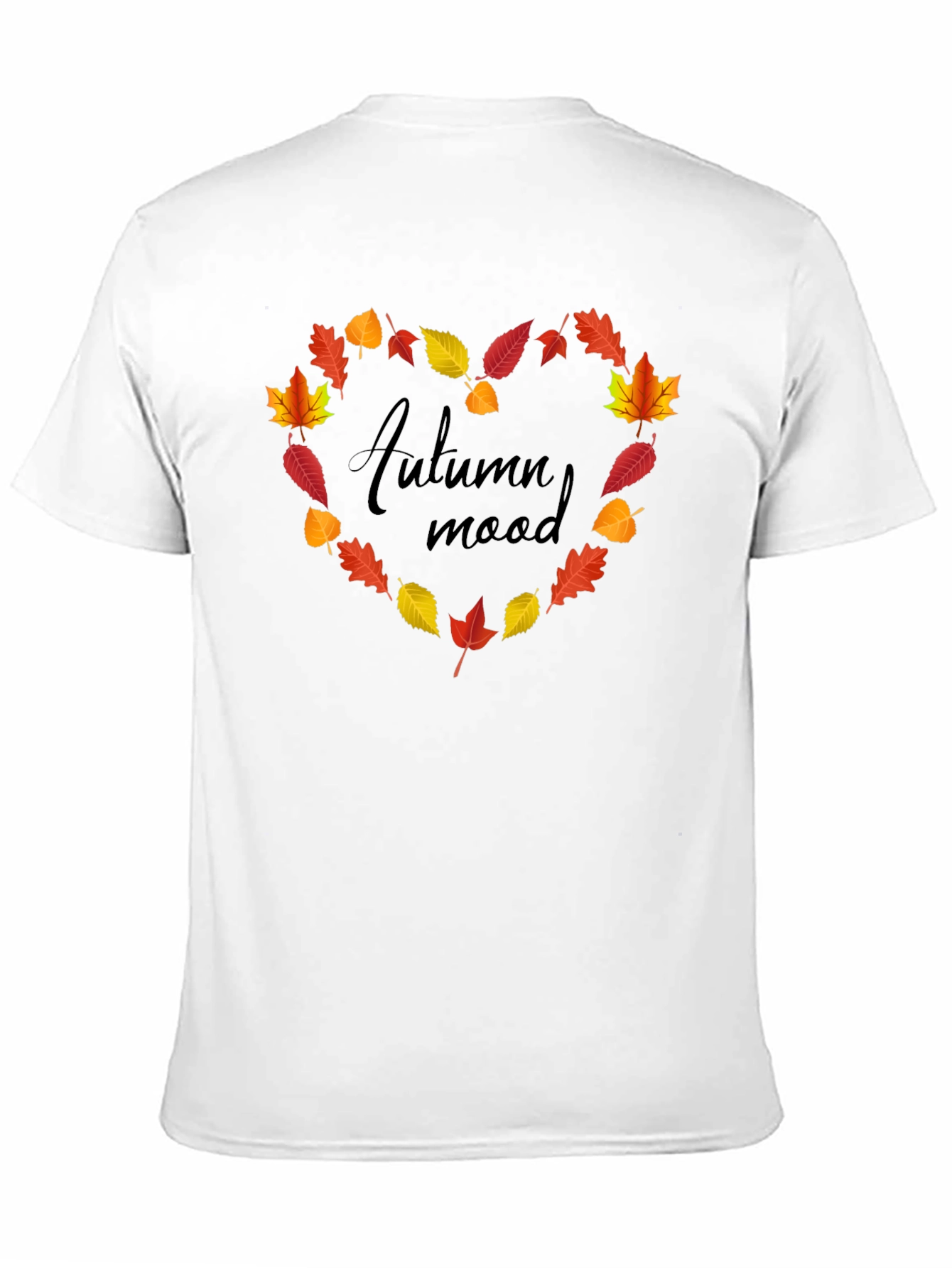 Autumn Mood Leaf Heart T-Shirt