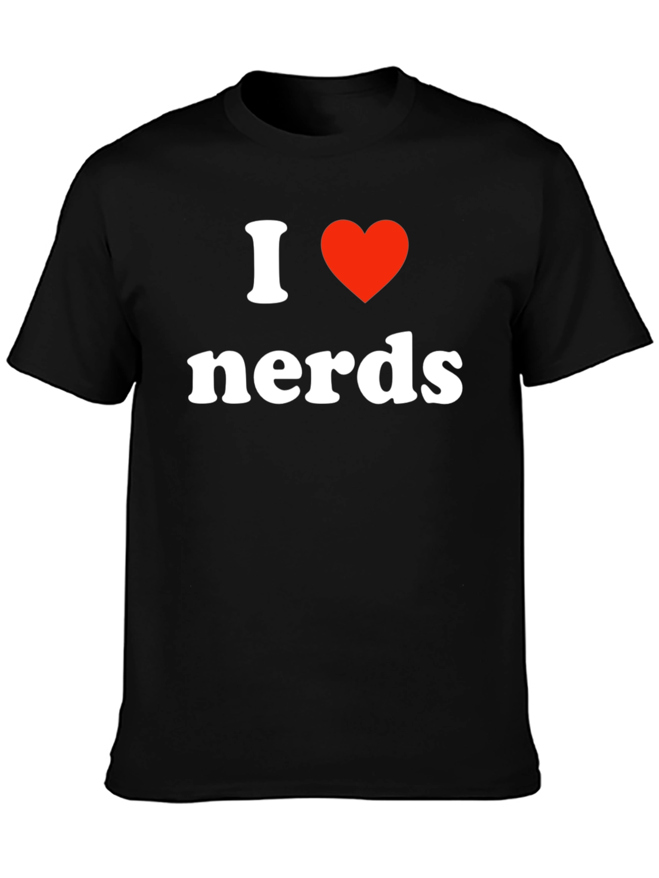I Heart Nerds T-Shirt - Black