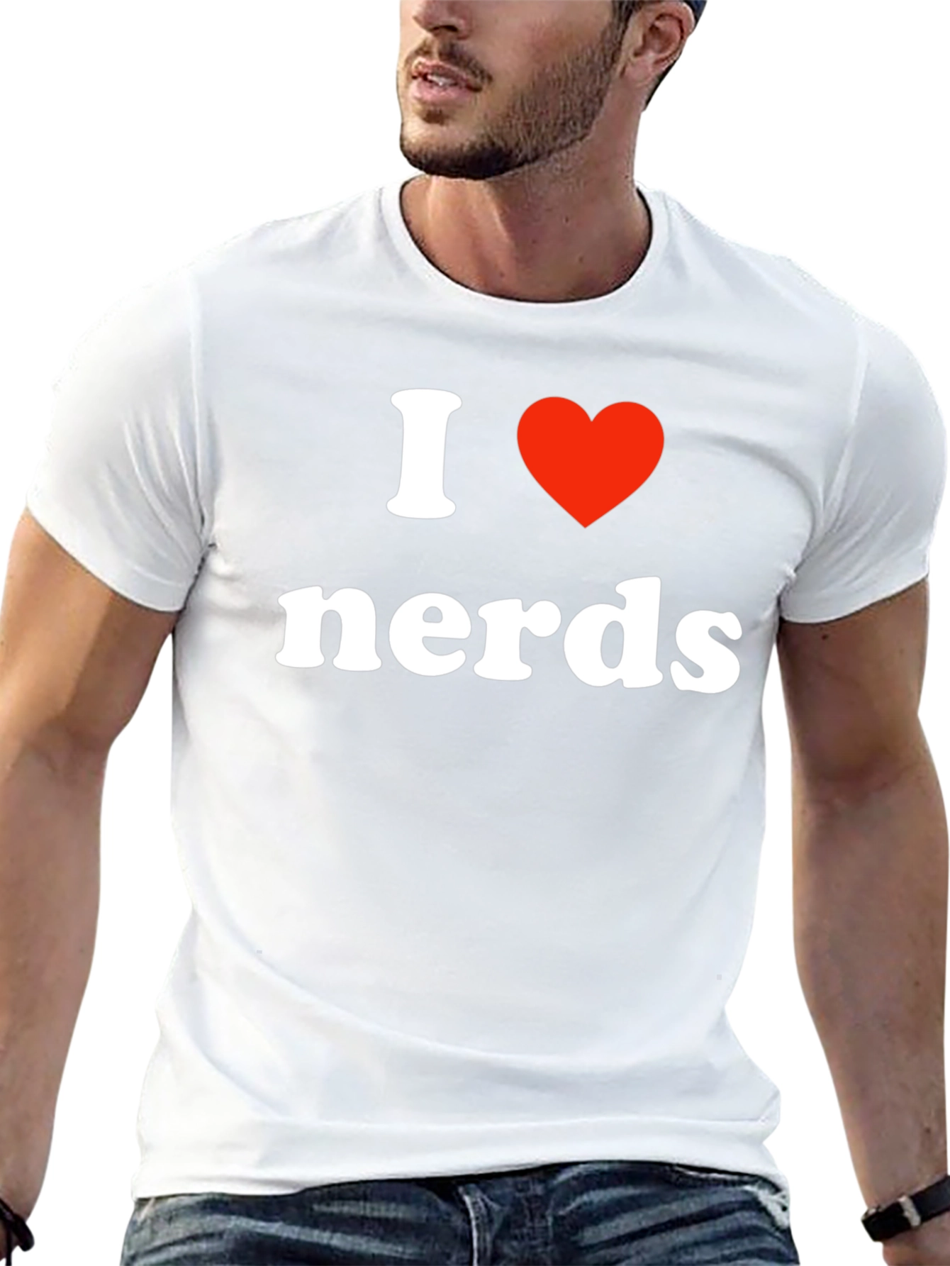 I Heart Nerds T-Shirt - Black