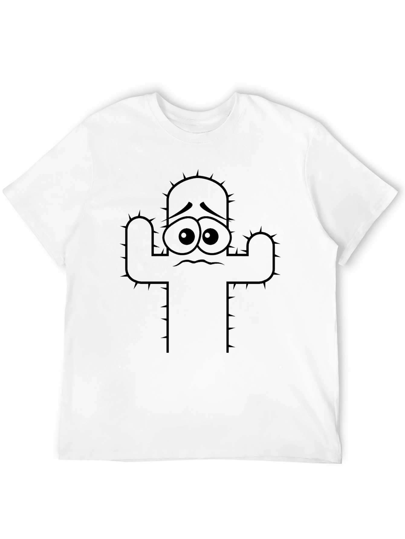 Sad Cactus T-Shirt - Funny Graphic Tee