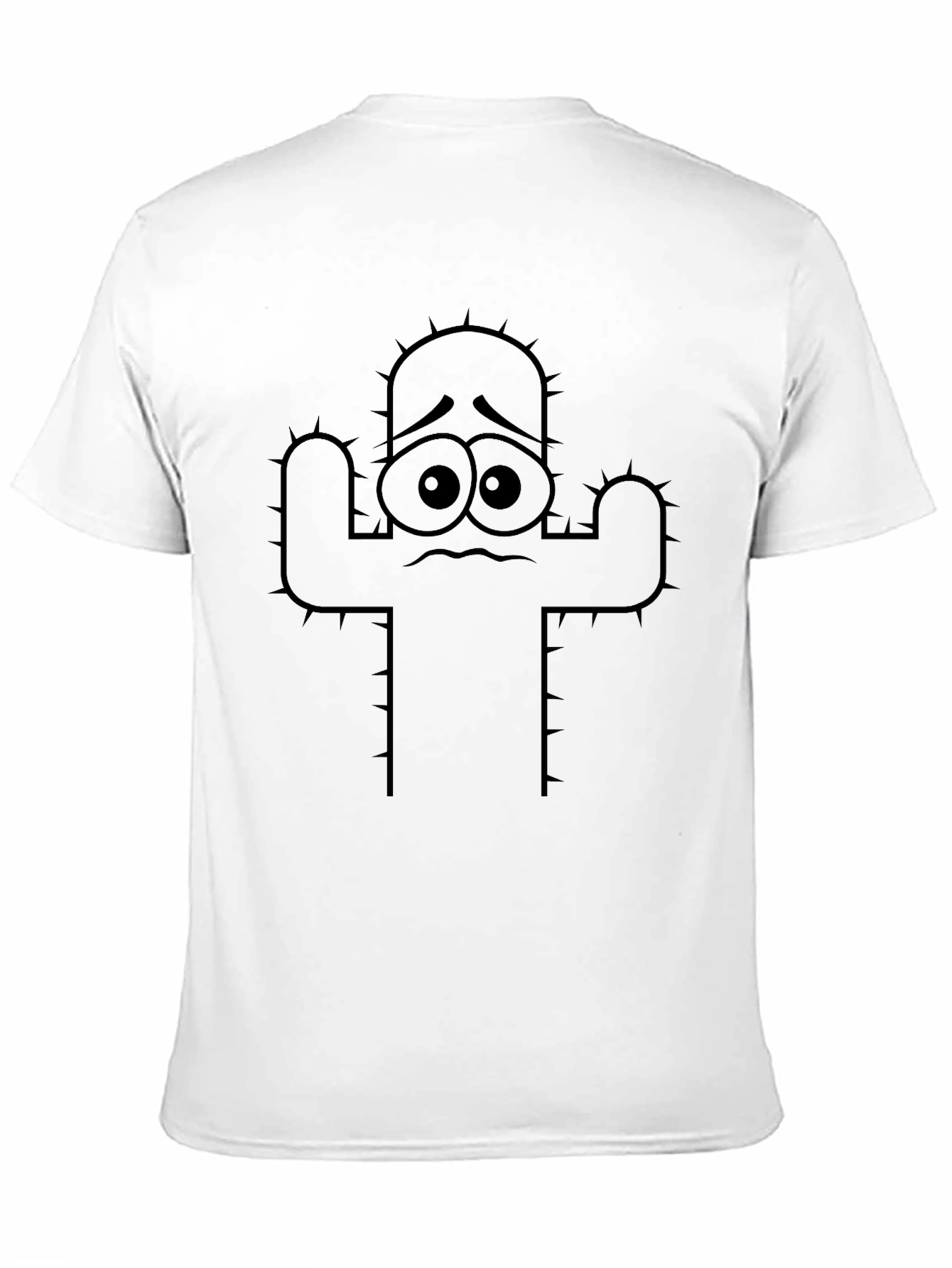 Sad Cactus T-Shirt - Funny Graphic Tee