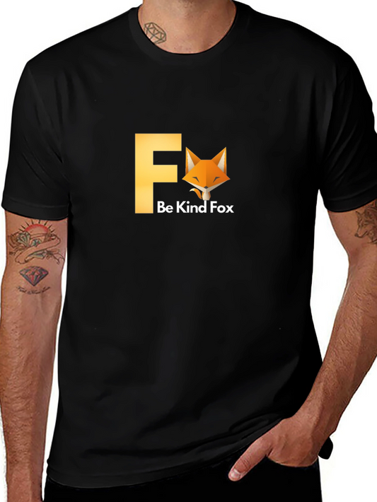 Be Kind Fox T-Shirt - Stylish Graphic Tee