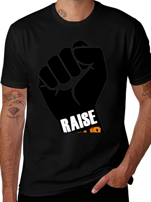 Raise Up Black Fist Graphic Tee - Activism & Support