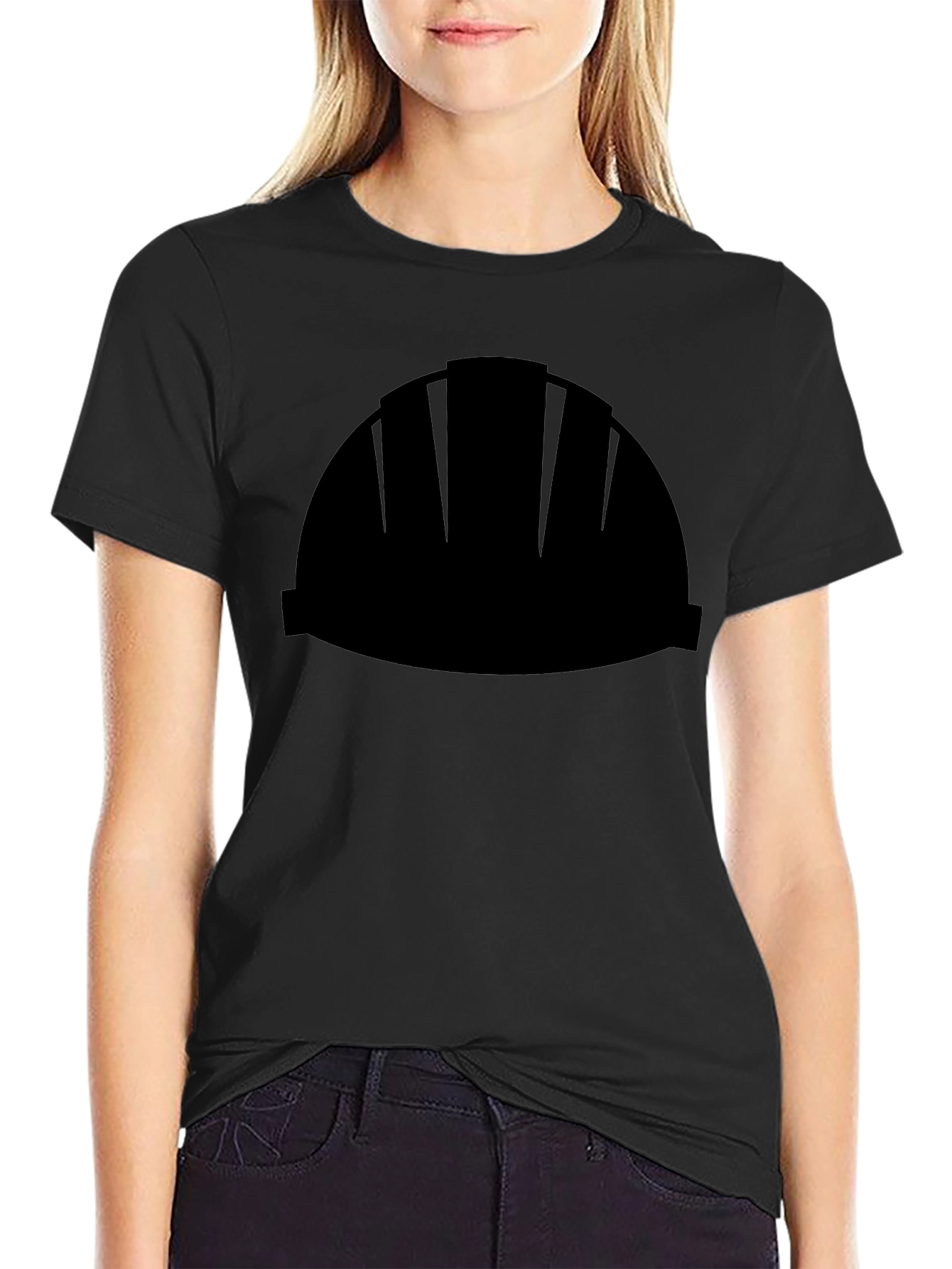 Construction Hard Hat Graphic T-Shirt