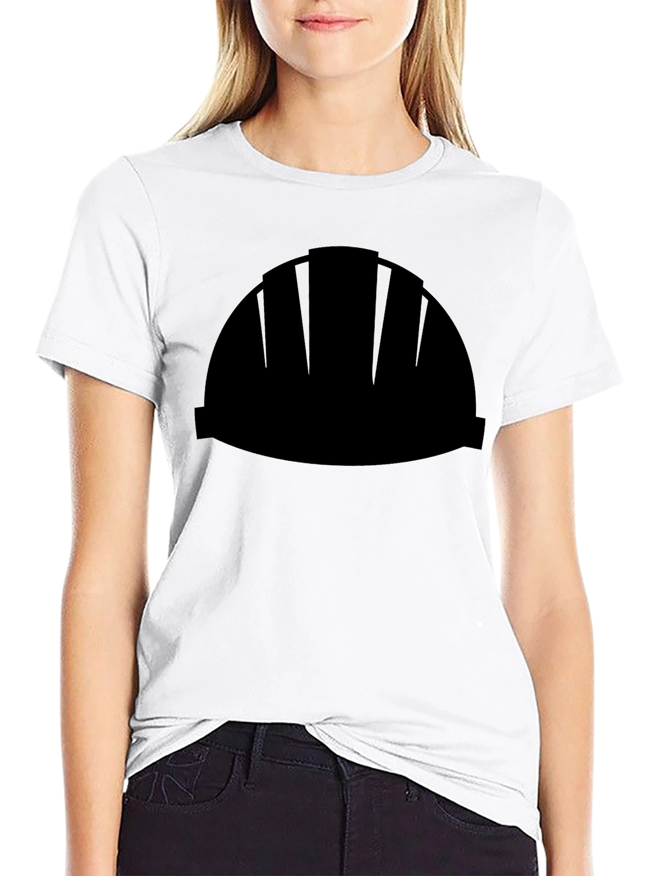 Construction Hard Hat Graphic T-Shirt