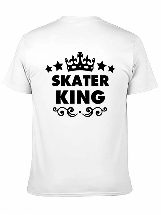 Skater King Graphic T-Shirt - Black