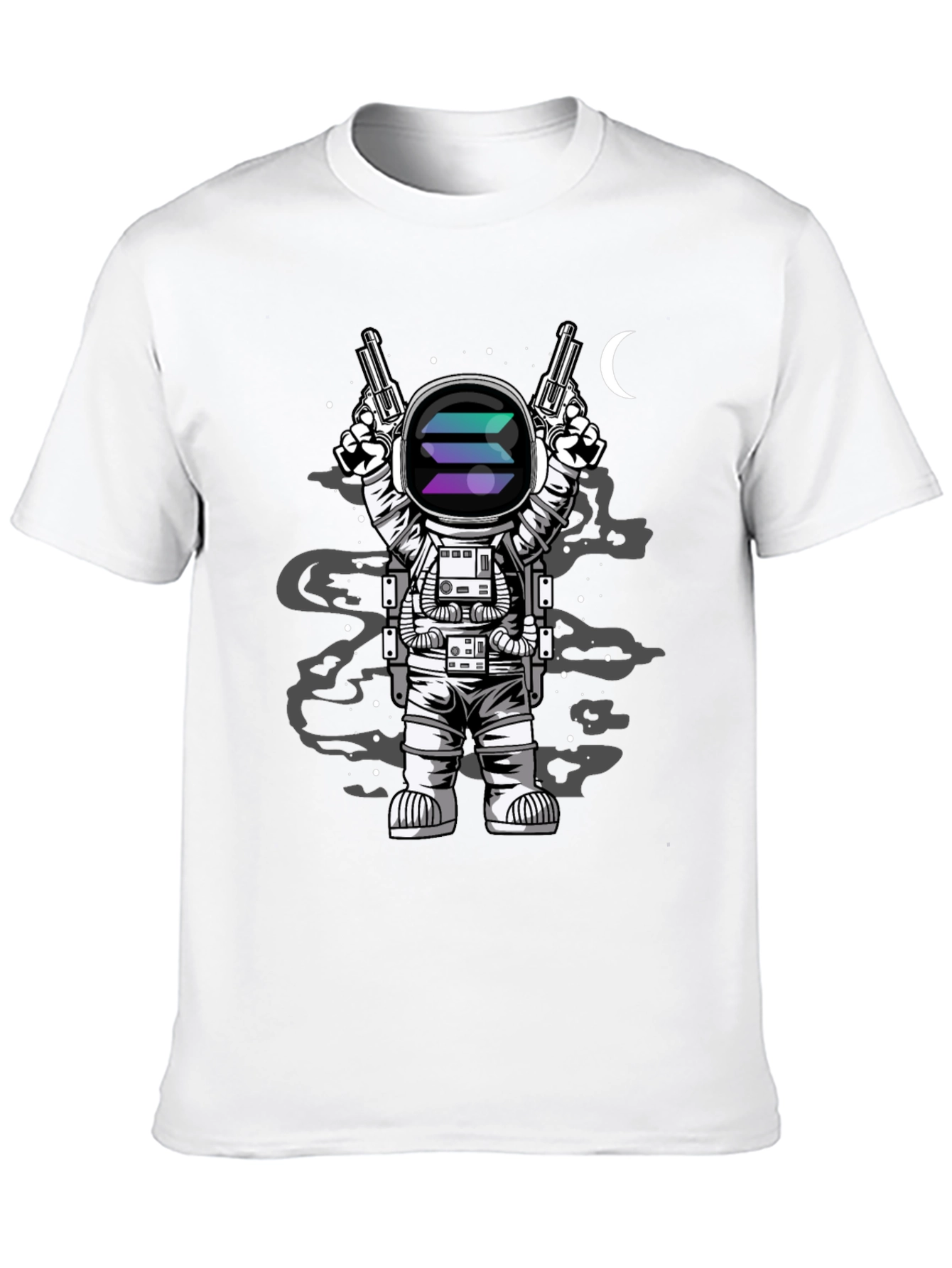 Astronaut Solana Guns T-Shirt