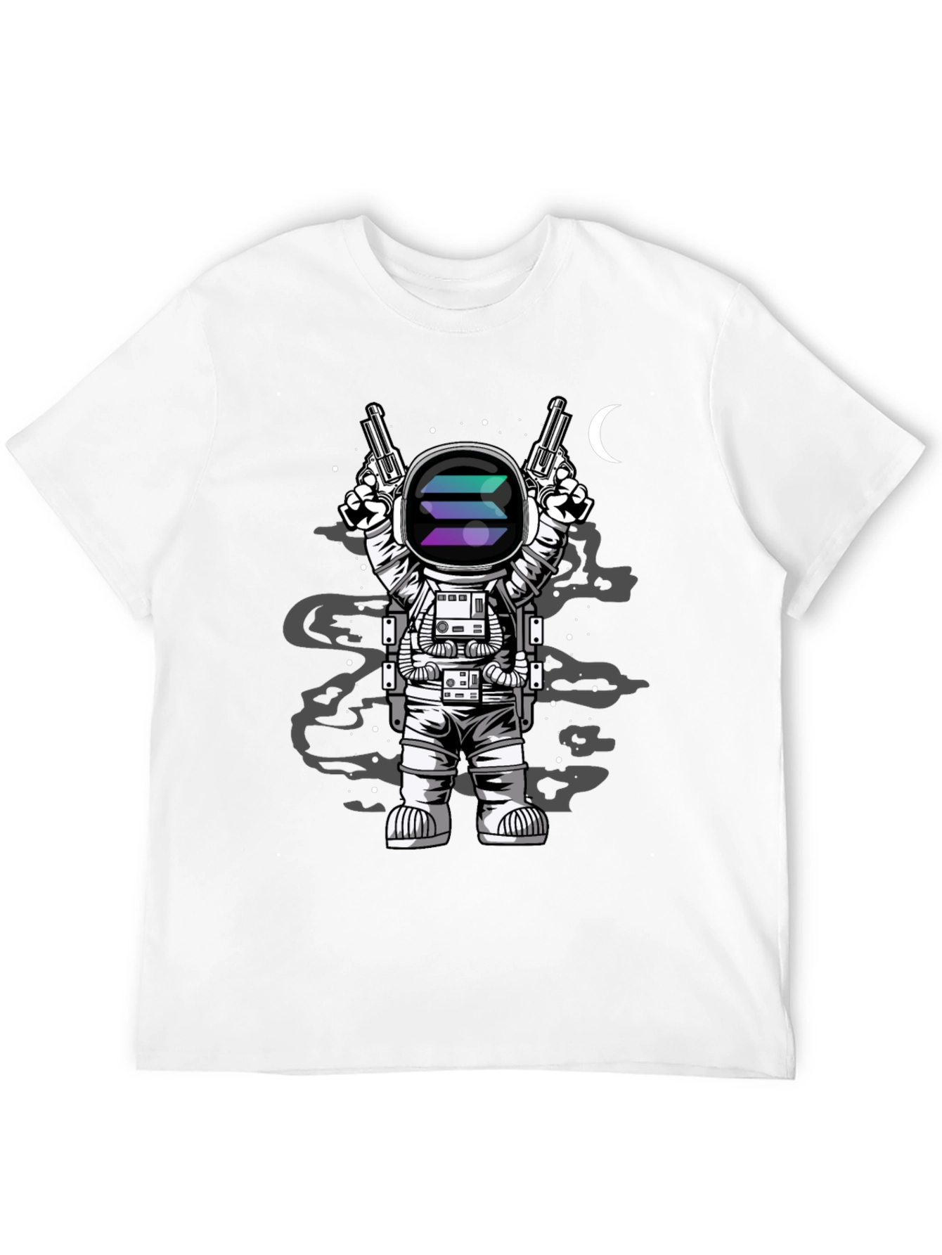 Astronaut Solana Guns T-Shirt